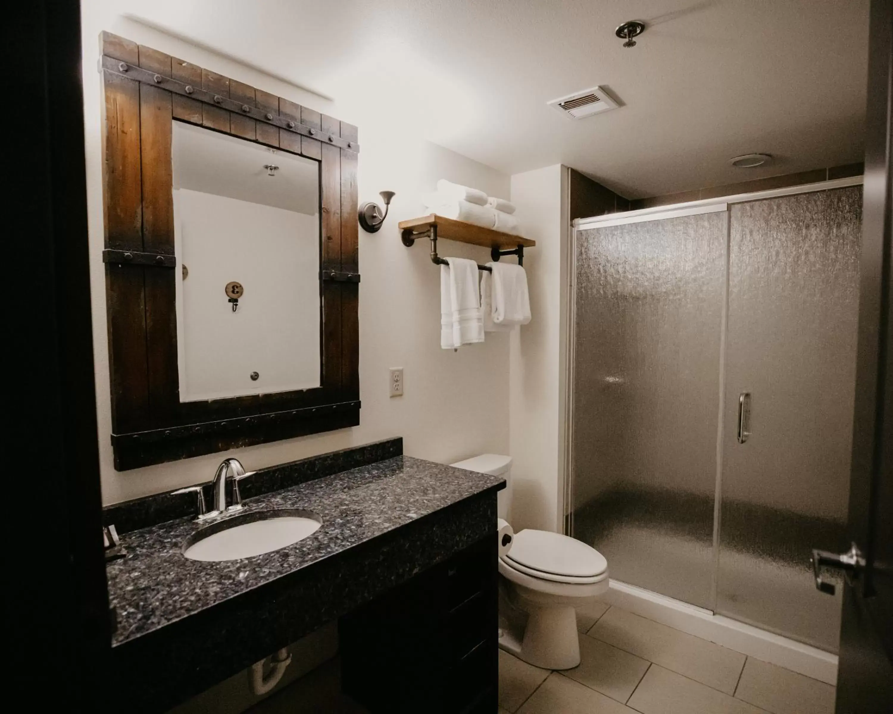 Guests, Bathroom in Brewhouse Inn and Suites