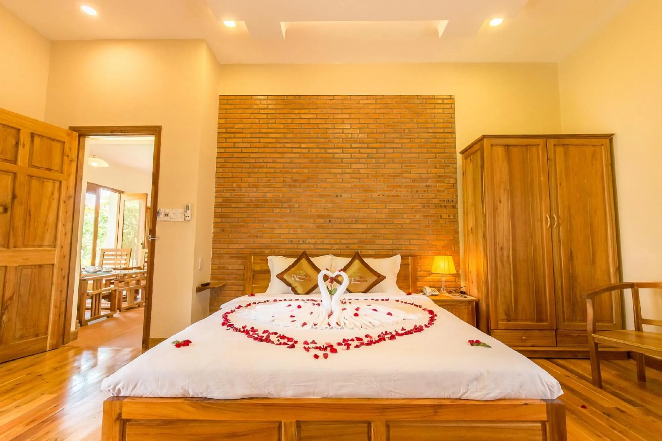 Bedroom, Bed in The Garden House Phu Quoc Resort