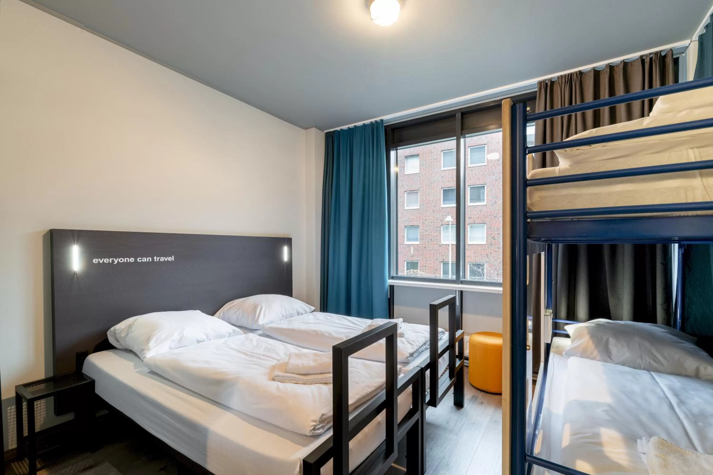 Photo of the whole room, Bed in a&o Hamburg Hammer Kirche