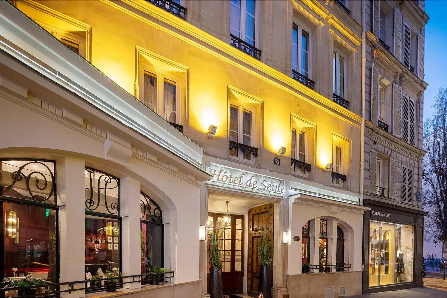 Facade/entrance in Hotel De Seine