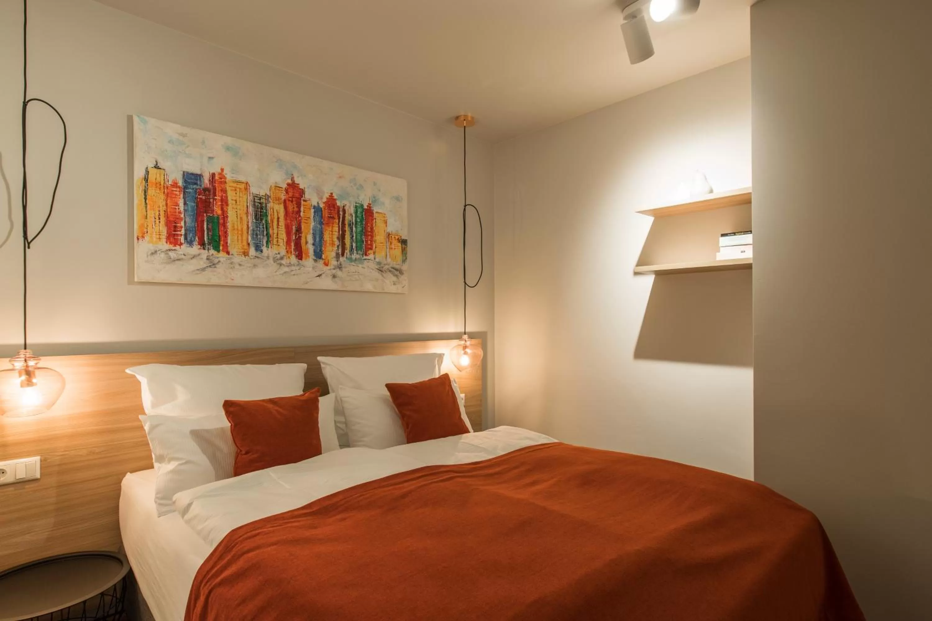 Bedroom, Bed in stattHotel Weimar