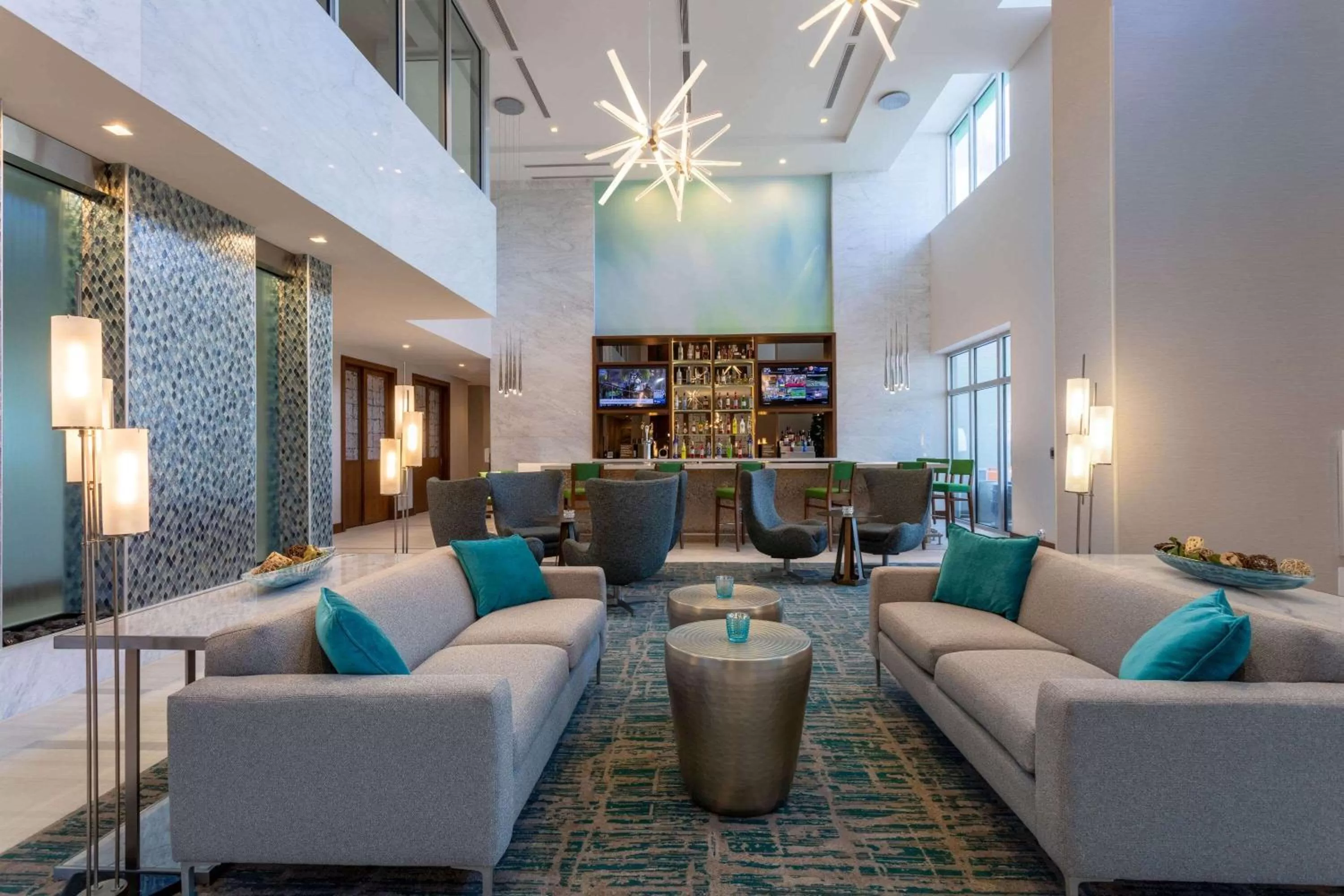 Lobby or reception in Wyndham Garden Miami International Airport