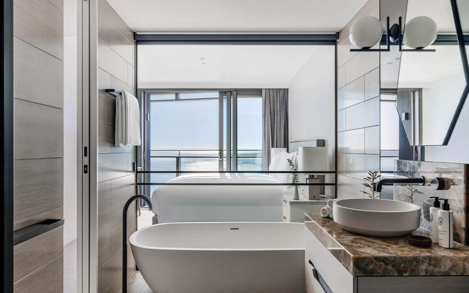 Bathroom in The Langham, Gold Coast and Jewel Residences