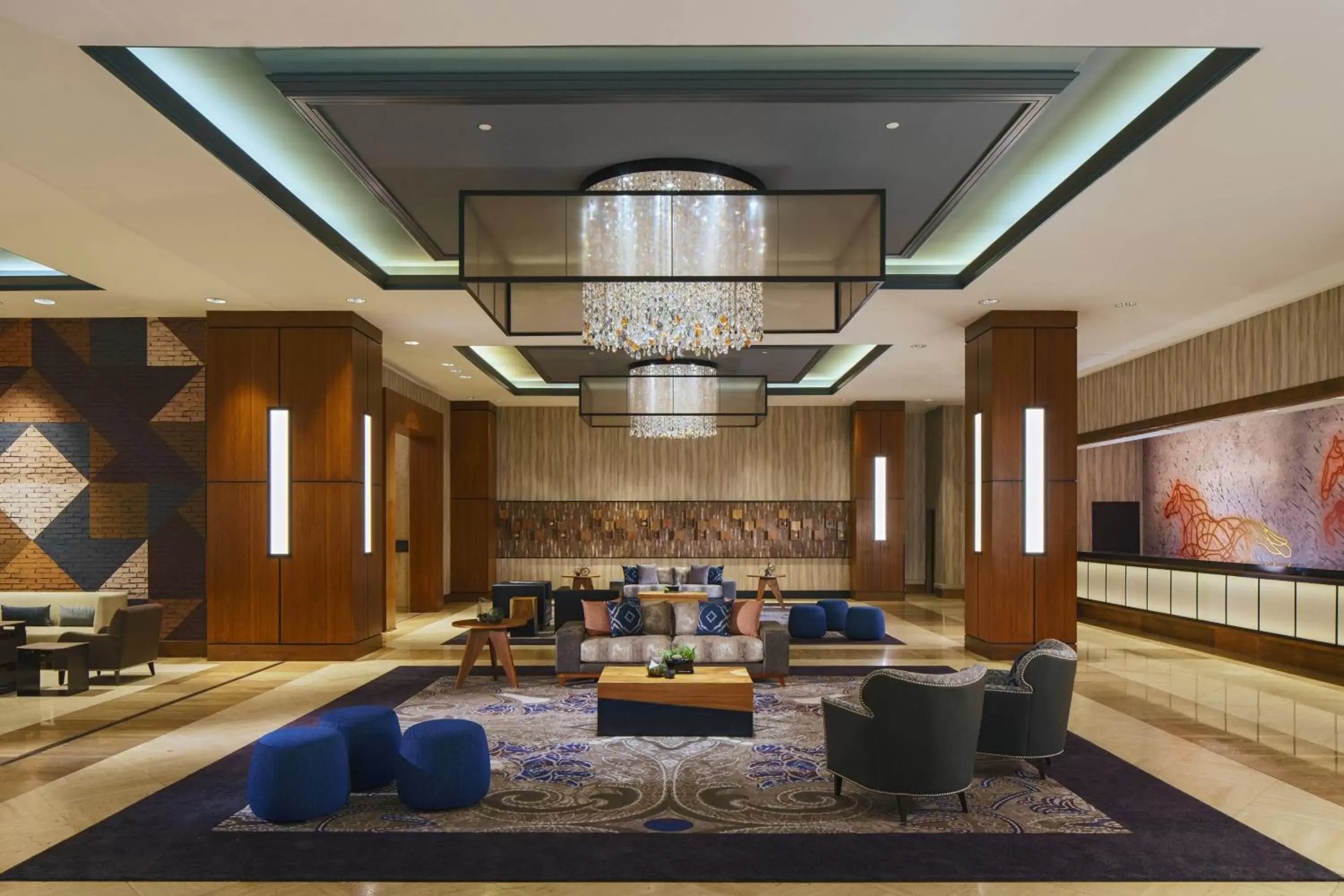 Lobby or reception in Renaissance Dallas Addison