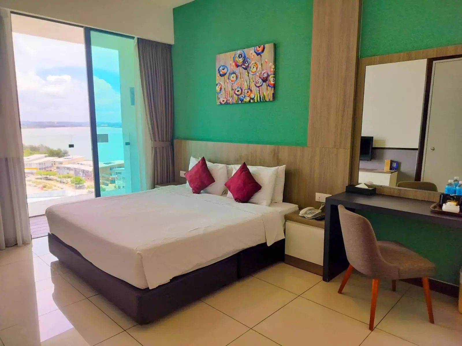 Bed in D'Wharf Hotel & Serviced Residence