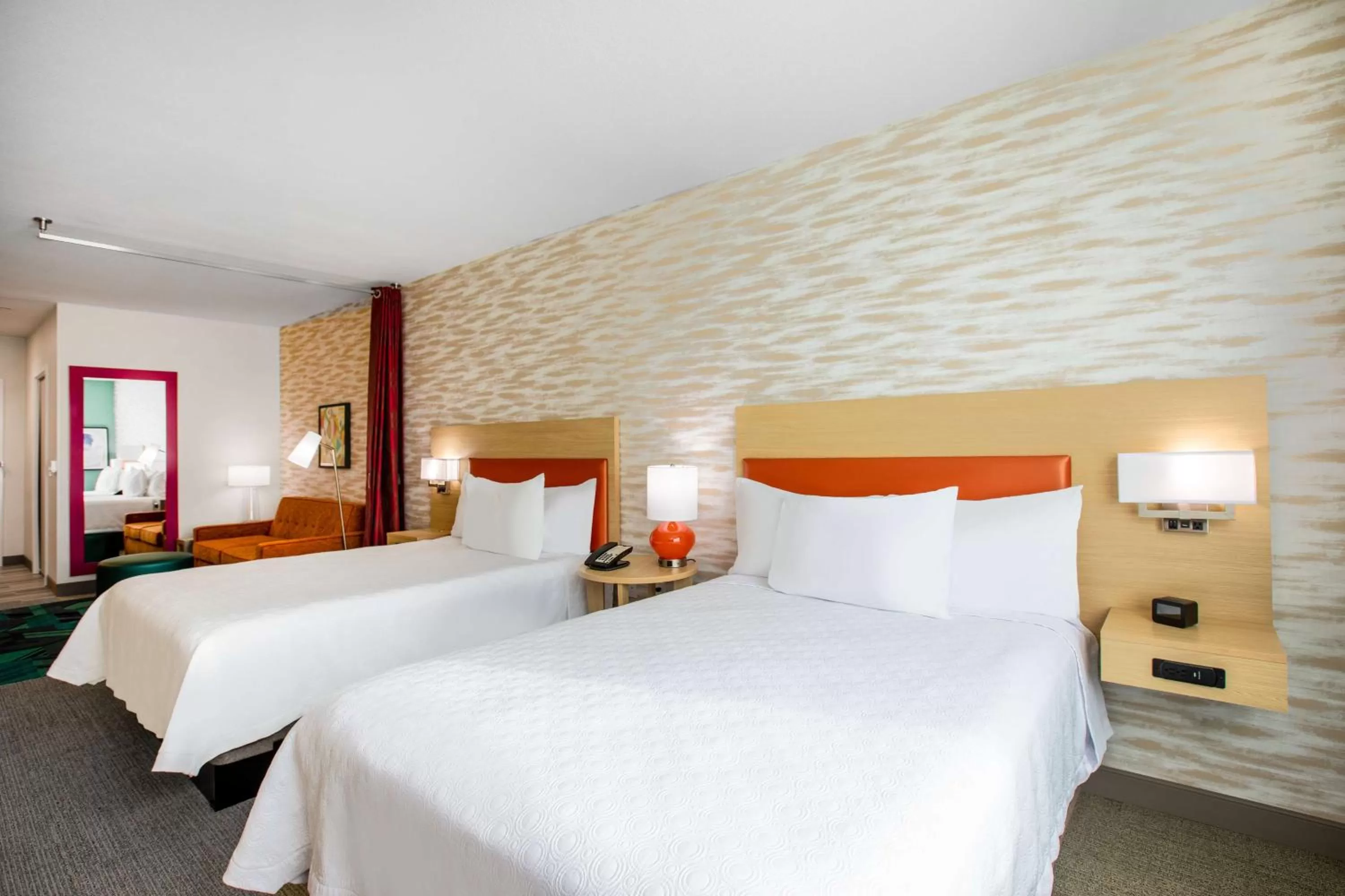 Bed in Home2 Suites By Hilton Carlsbad, Ca