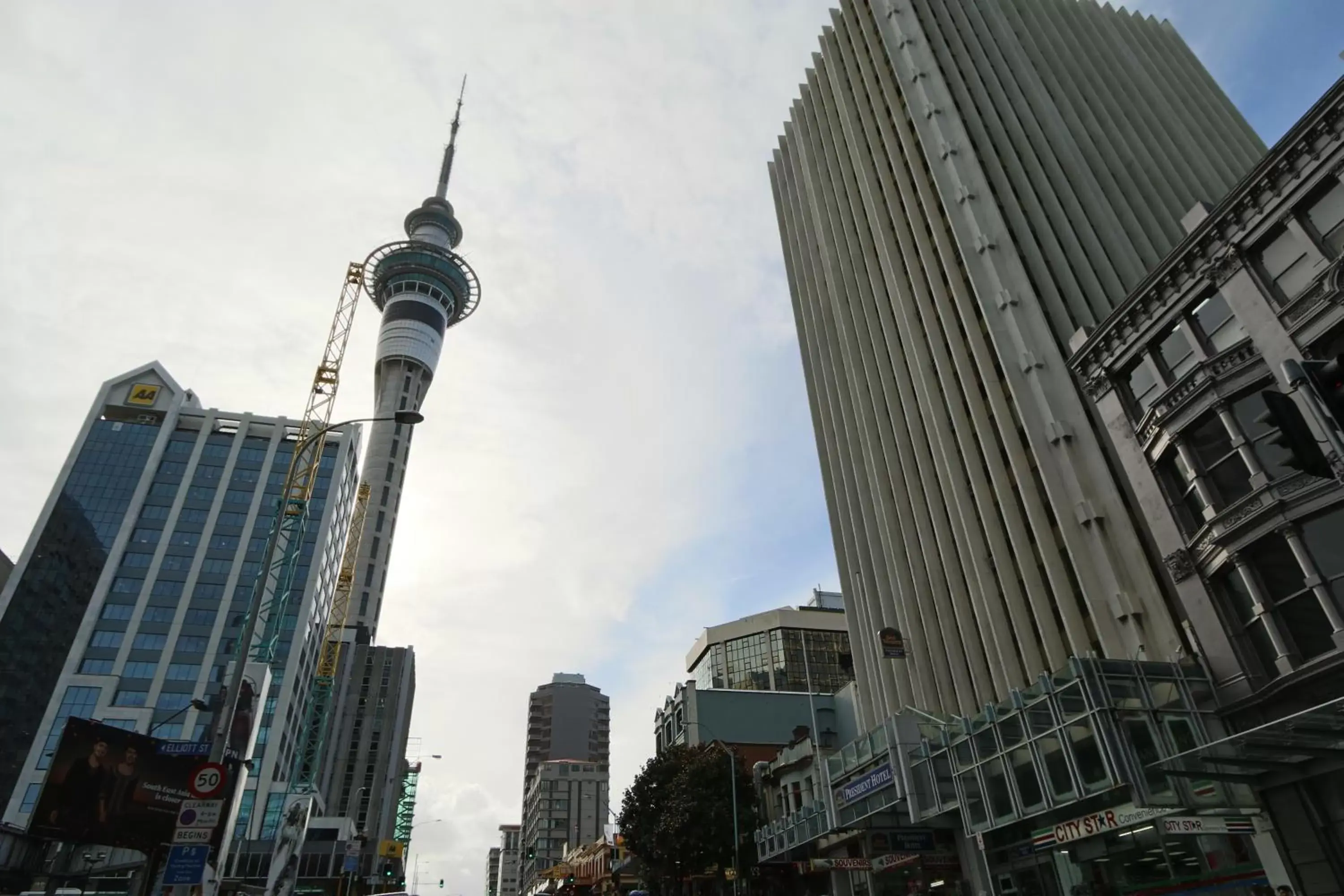 Nearby landmark in President Hotel Auckland