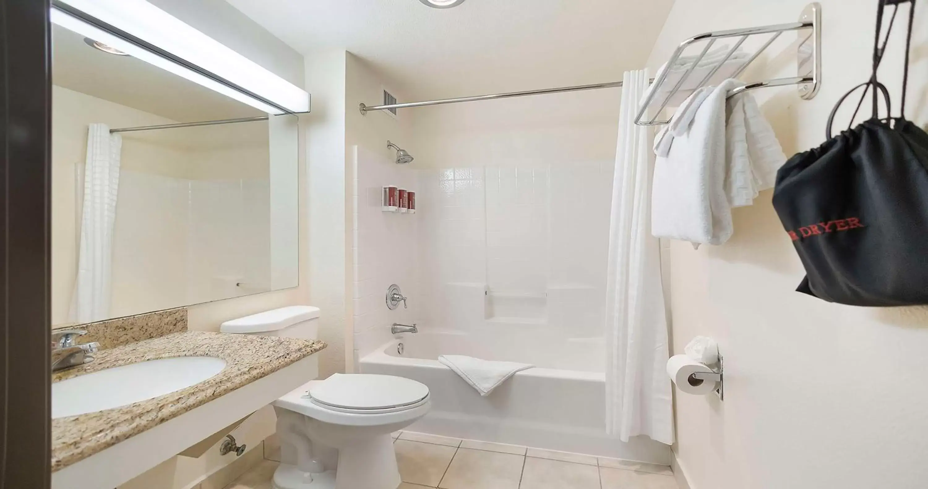 Bathroom in SureStay Plus Hotel by Best Western Rocklin