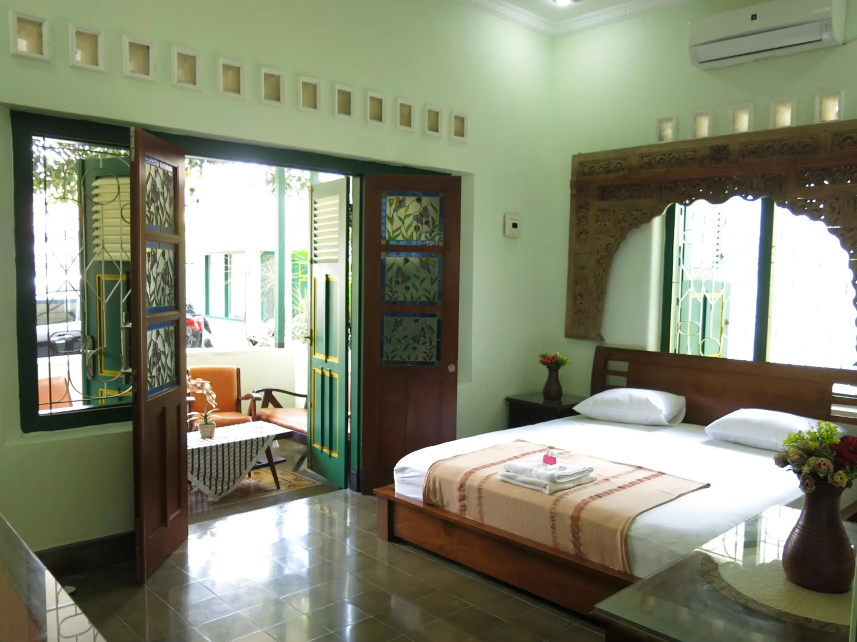 Bed in Pamularsih Homestay