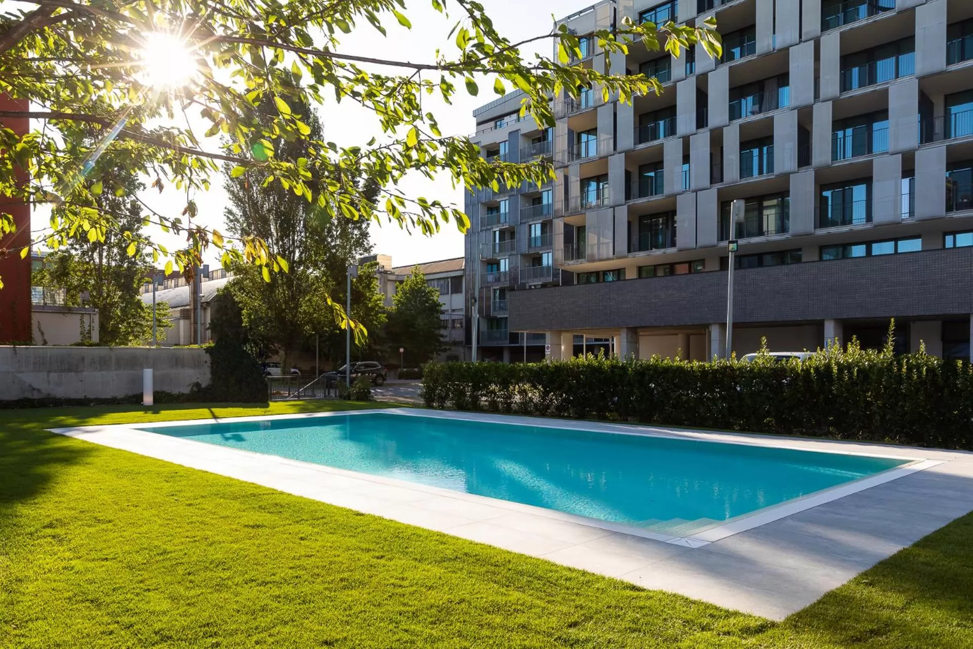 Pool view in Ramada Plaza by Wyndham Milano