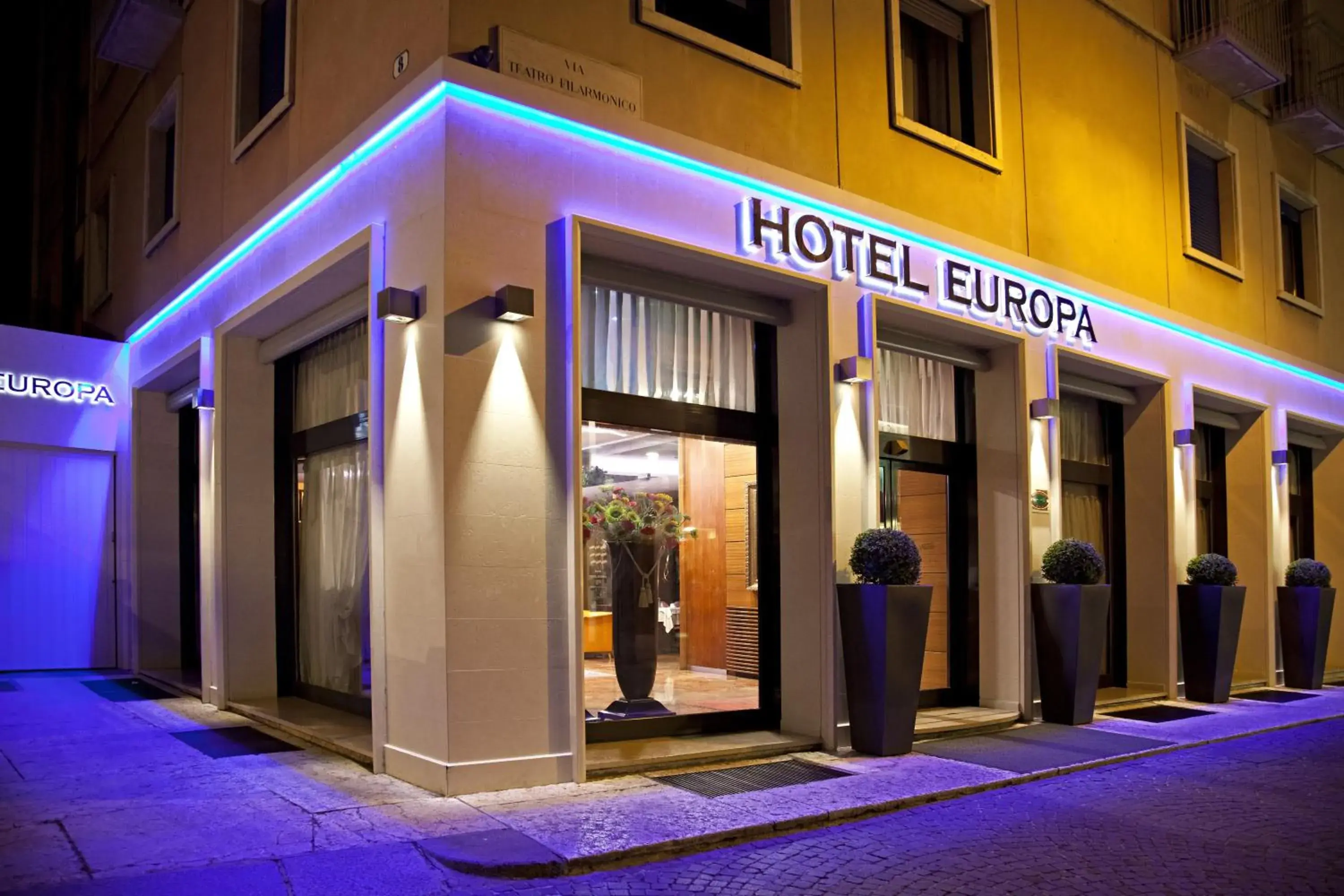 Facade/entrance in Hotel Europa