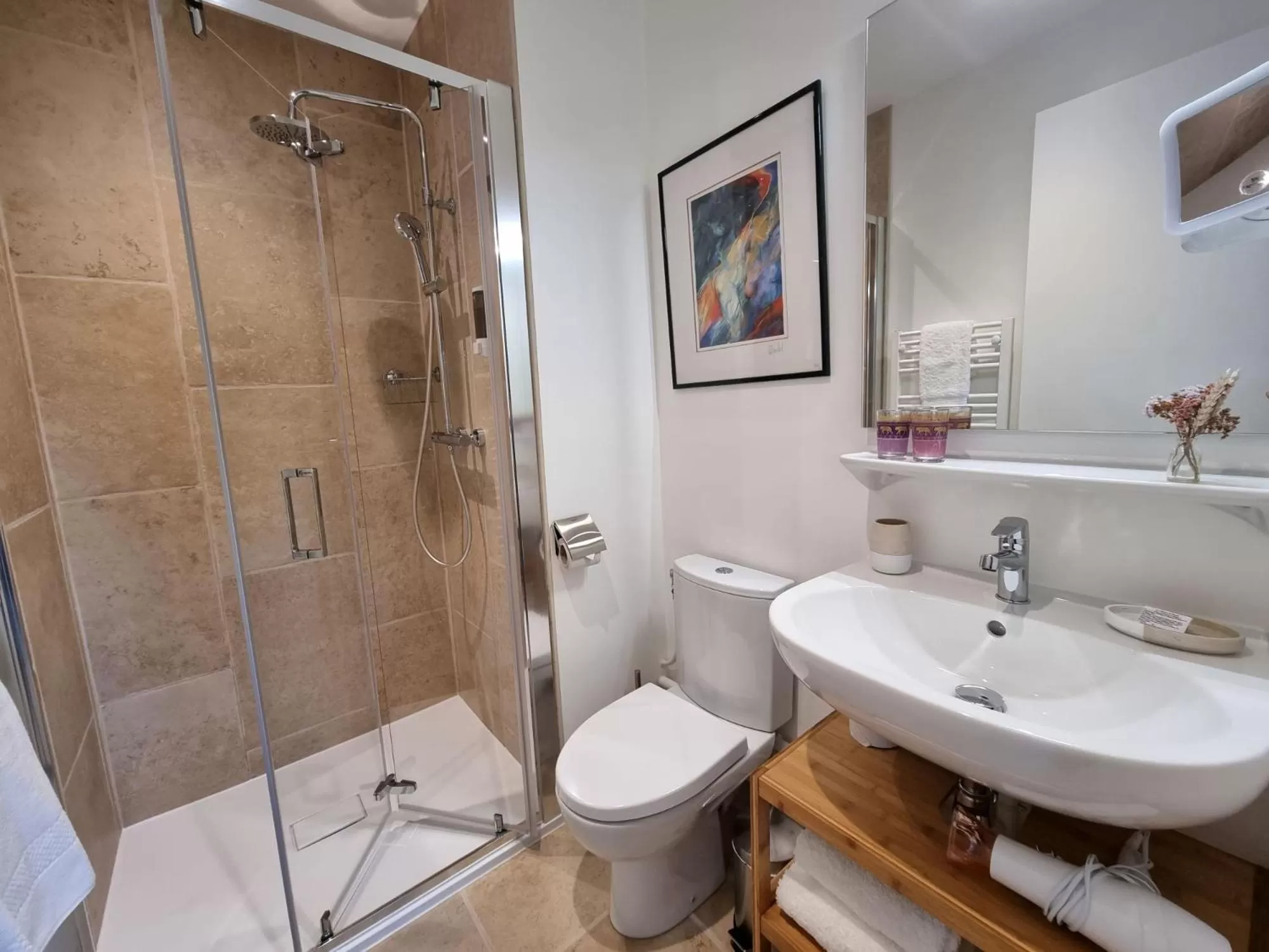 Bathroom in Le Rodin Bazas