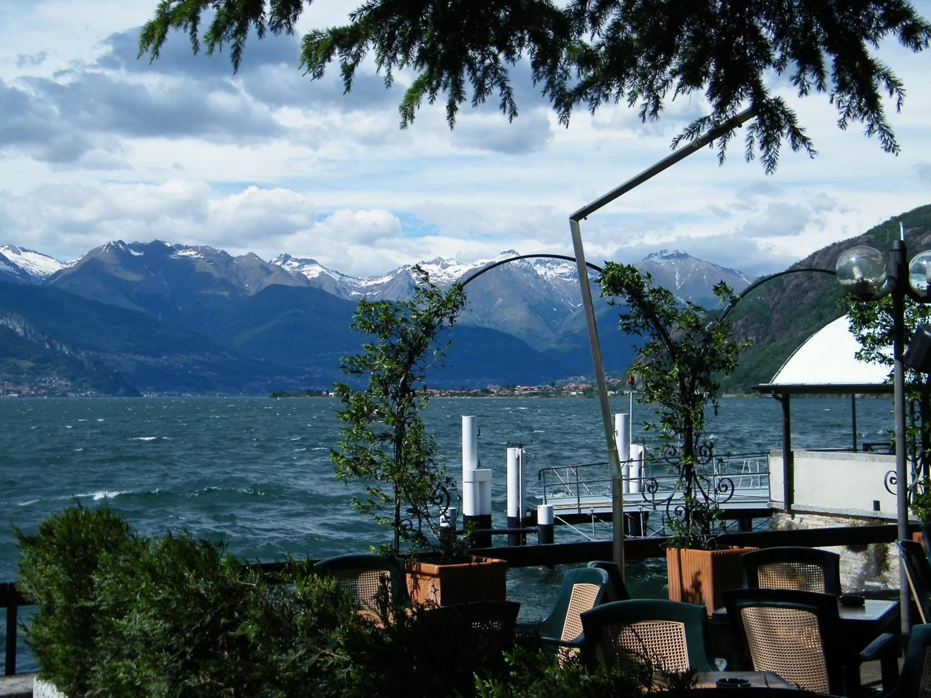 Lake view in Hotel Locanda Mel