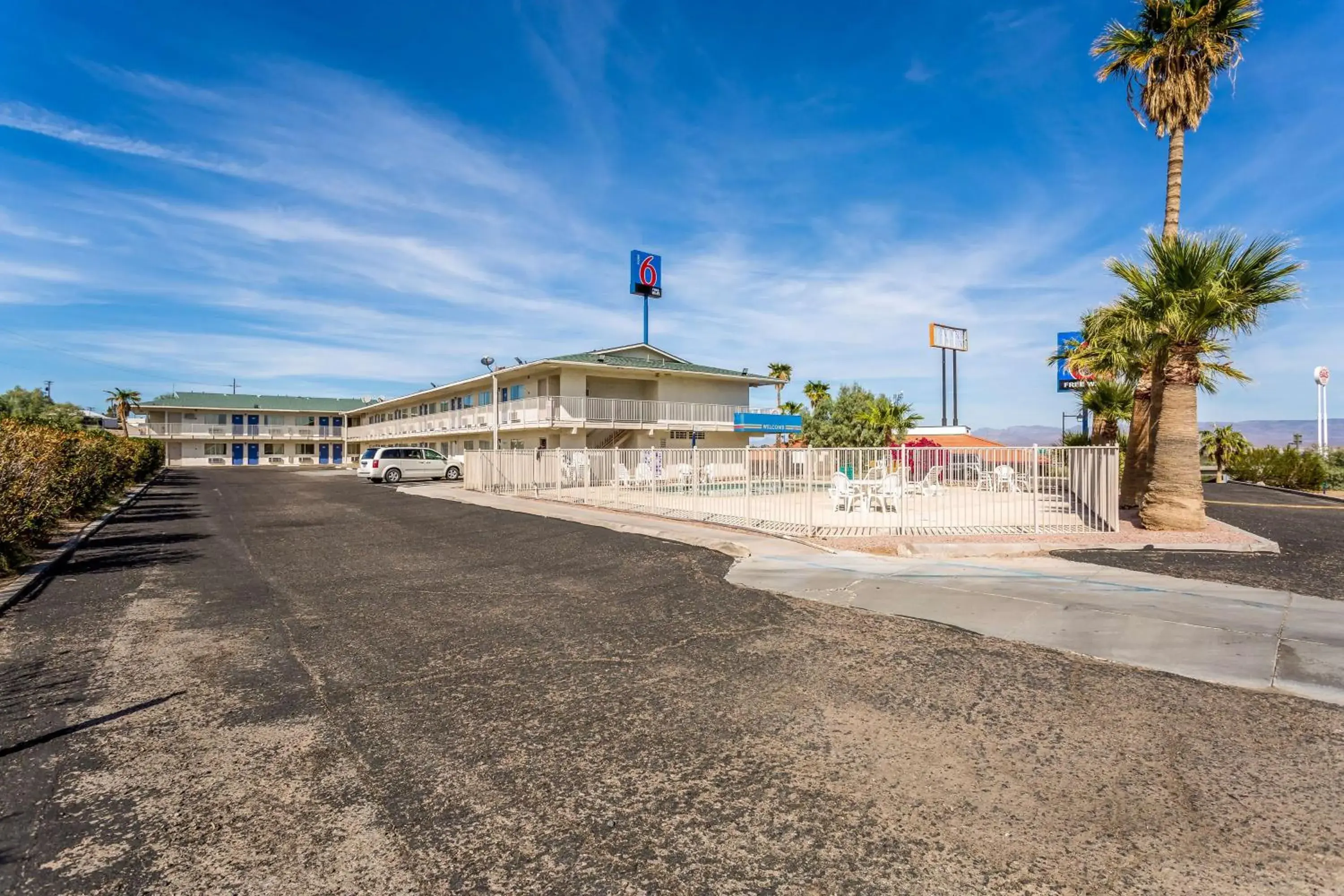 Property building in Motel 6-Needles, CA