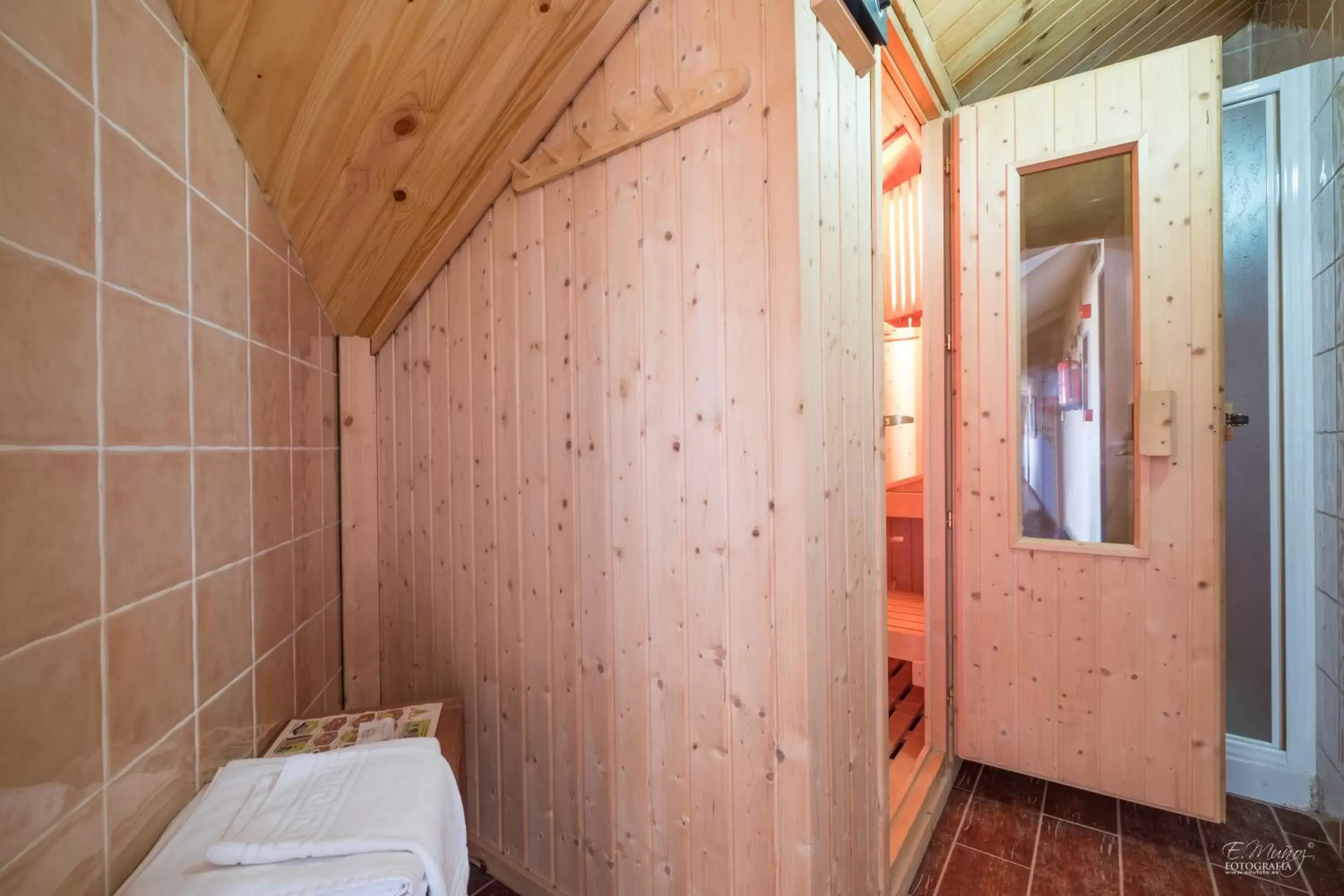 Sauna, Bathroom in Hotel Vivar