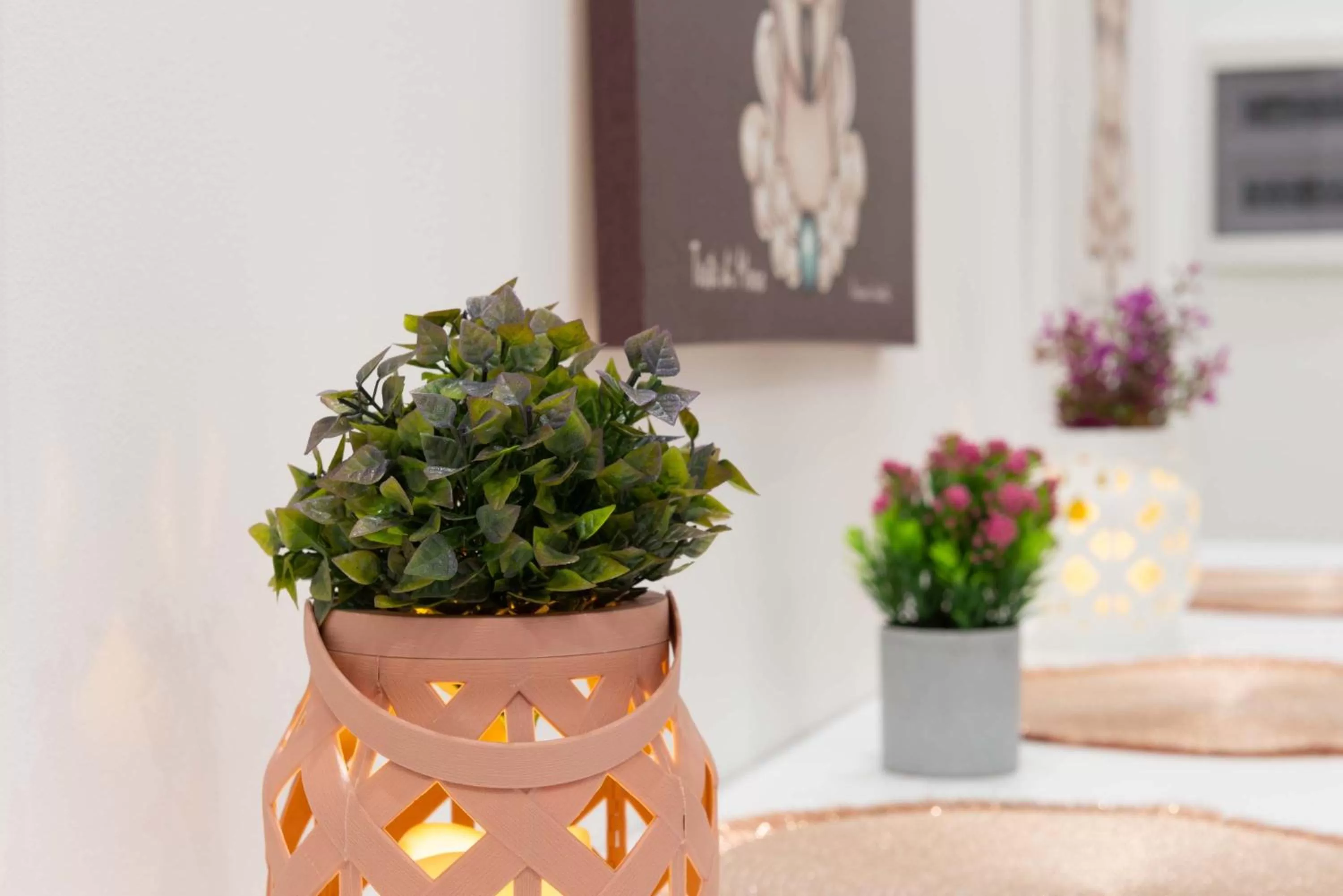 Decorative detail in Blanc Rooms