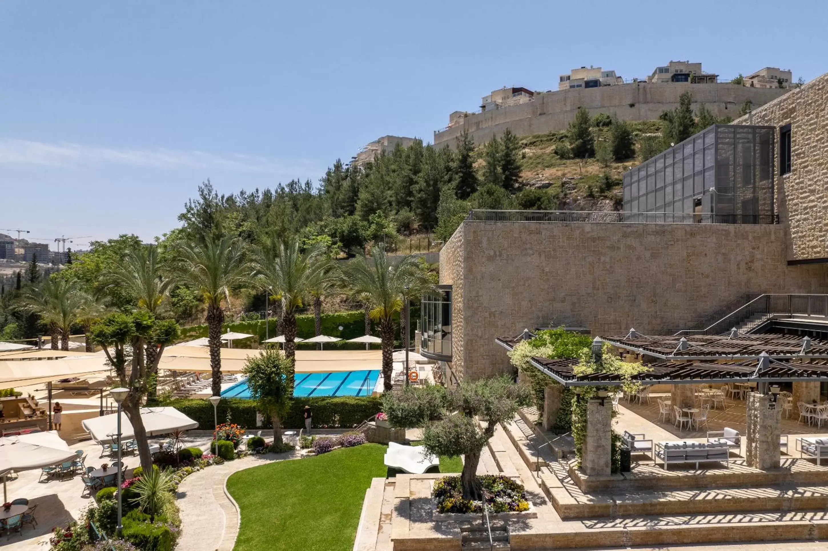 Property building, Pool View in Hotel Yehuda