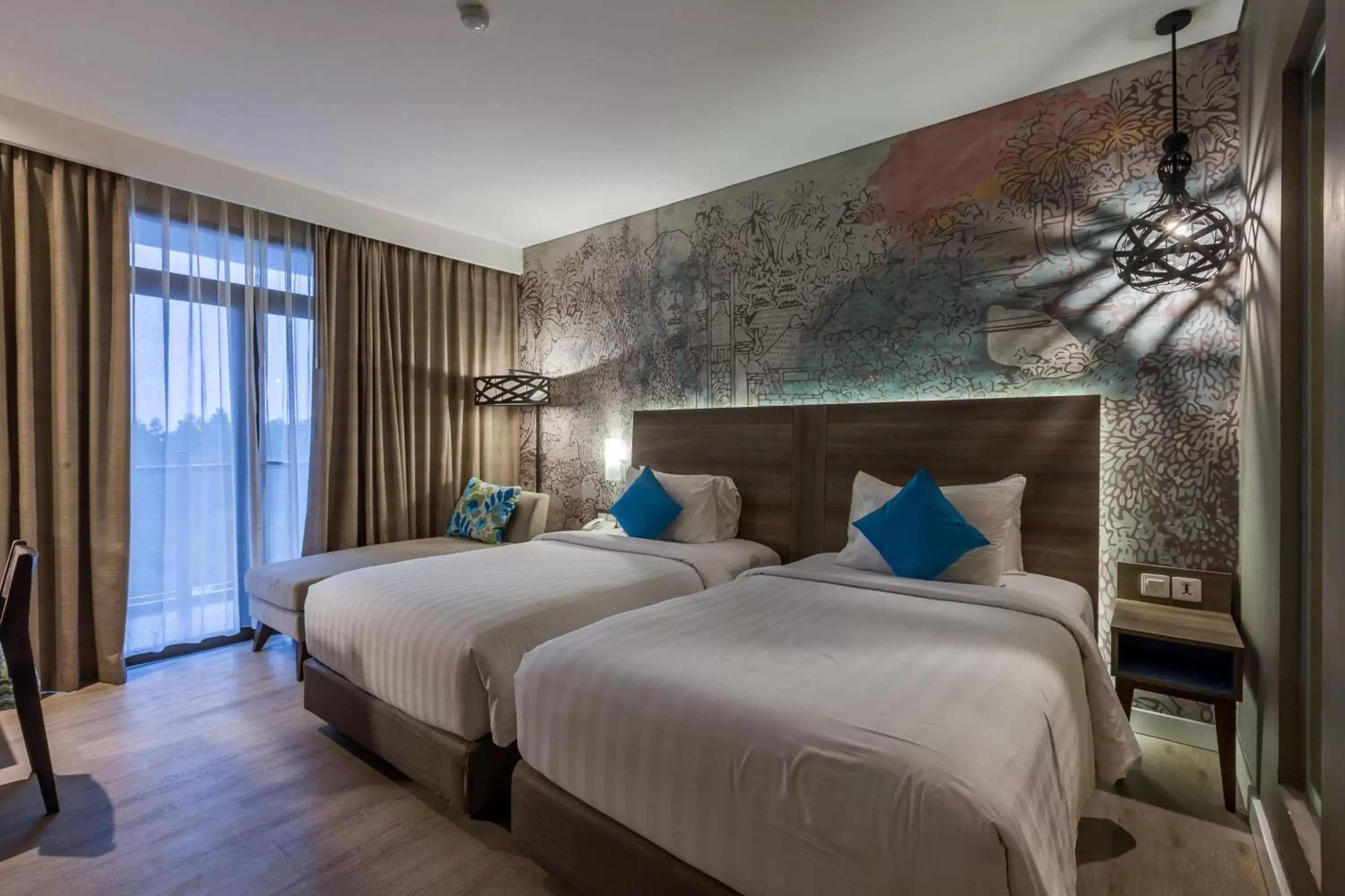 Bed in Wyndham Garden Kuta Beach Bali