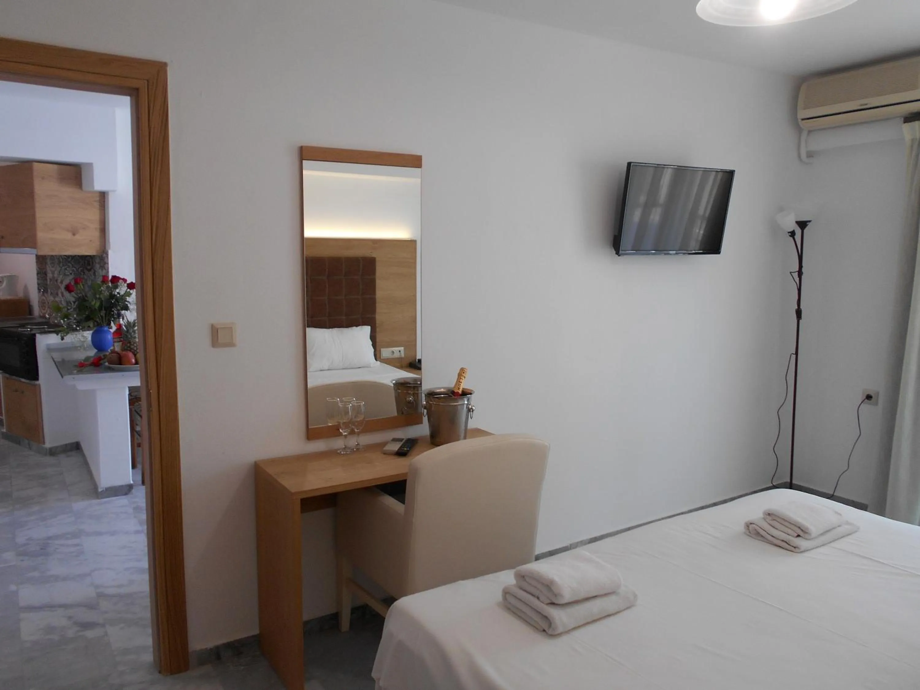 Bedroom in Artemis Hotel Apartments