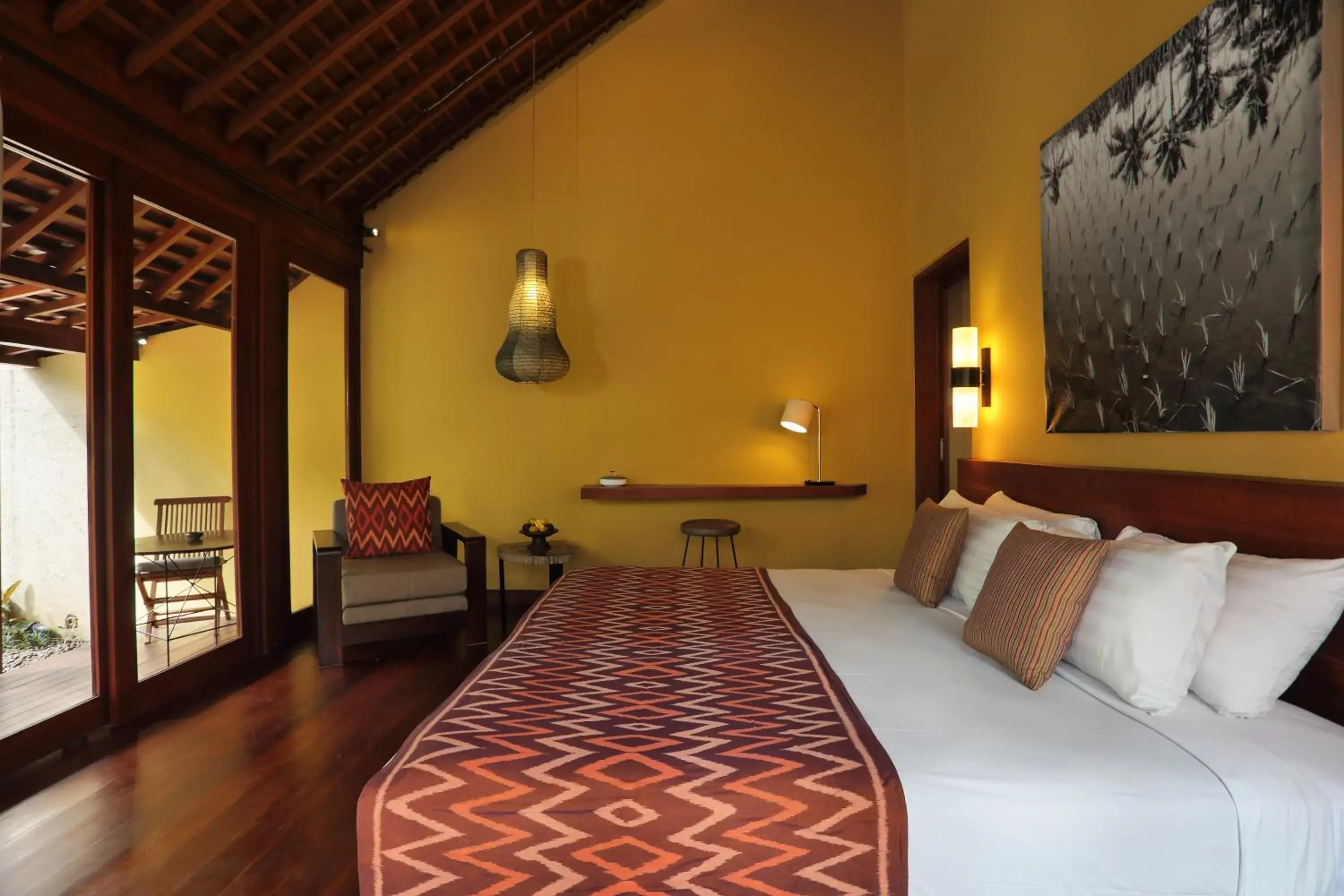 Coffee/tea facilities, Bed in Temuku Villas Ubud - CHSE Certified