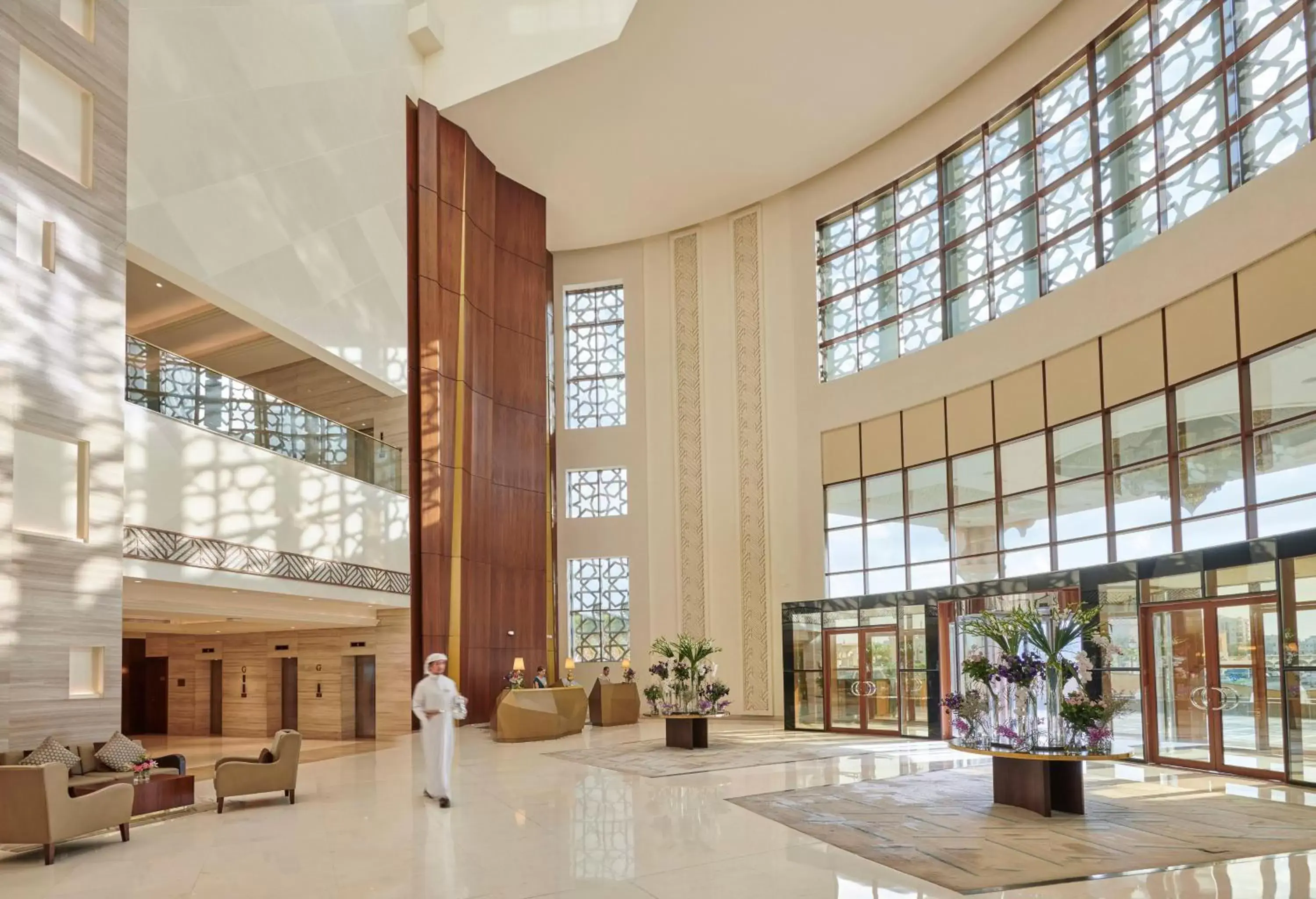 Lobby or reception in Fairmont Ajman Lobby or reception in Fairmont Ajman