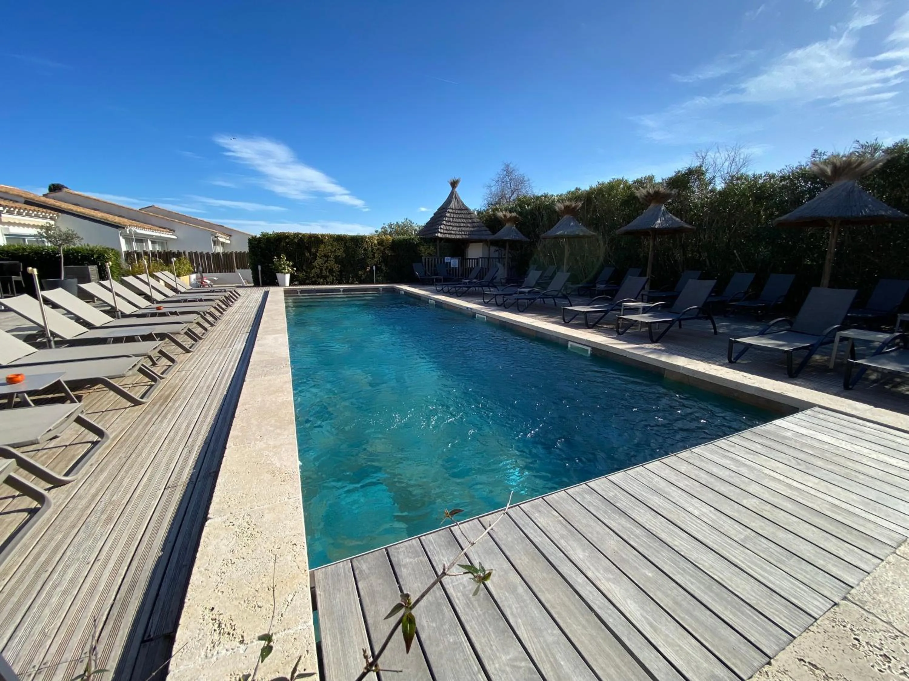 Pool view in Le Mas de Cocagne