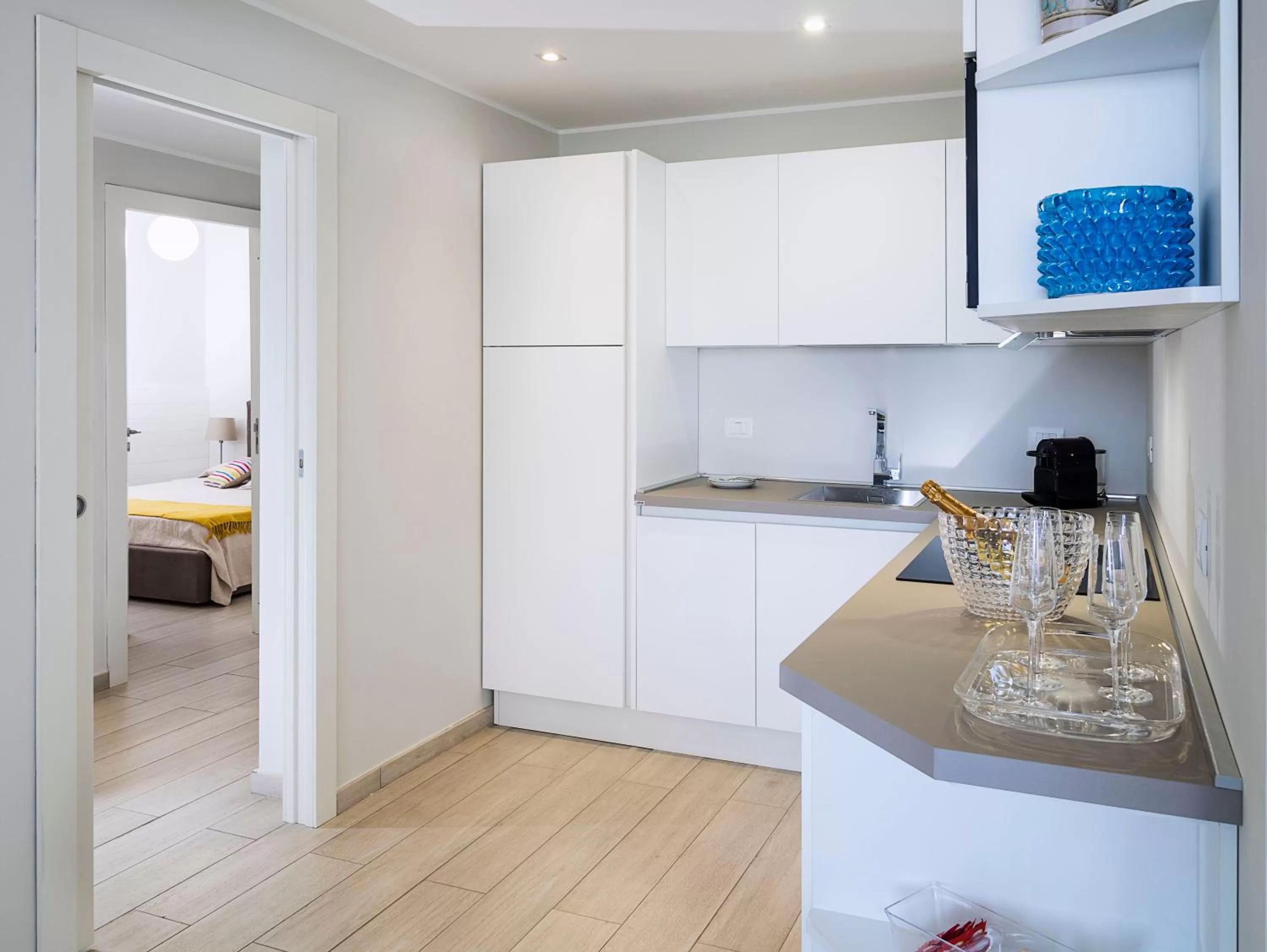 Bed in Isola Bella Infinity Suites