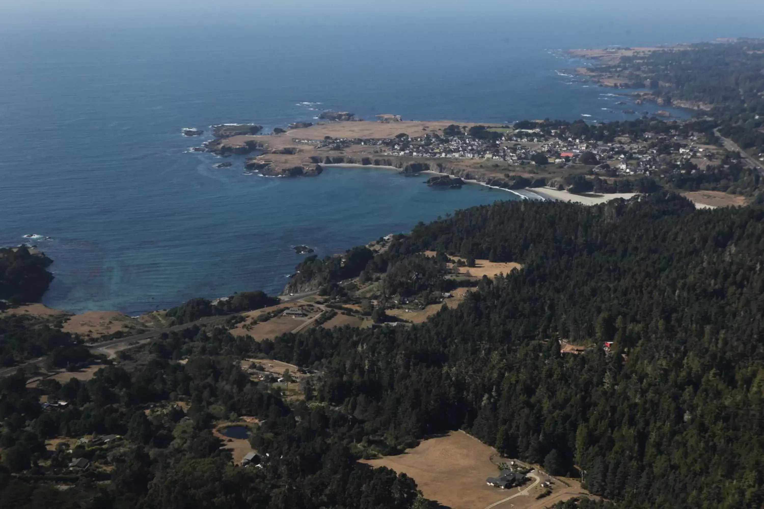 Bird's eye view, Bird's-eye View in Brewery Gulch Inn