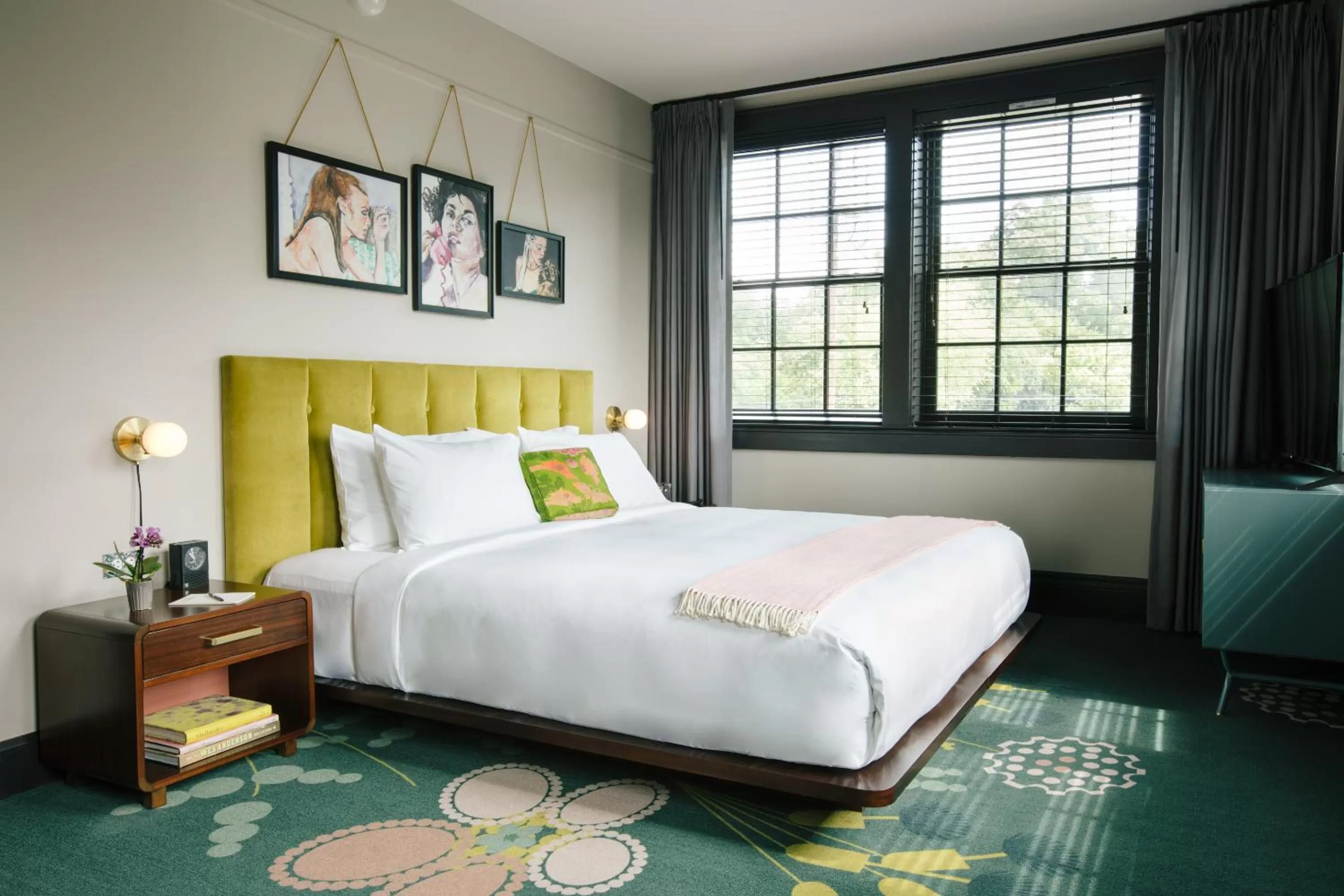 Bed in Hotel Clermont Atlanta, by Oliver