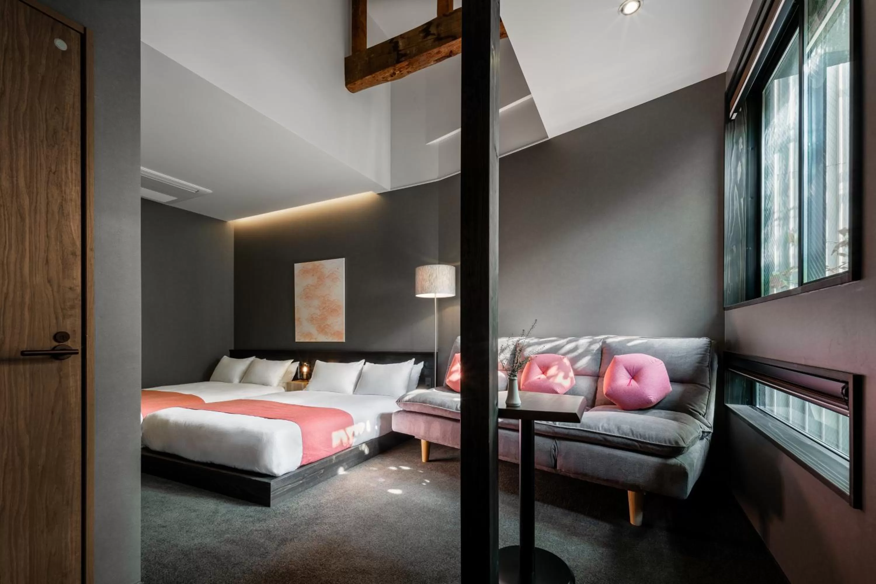 Photo of the whole room, Bed in THE MACHIYA HOTEL TAKAYAMA