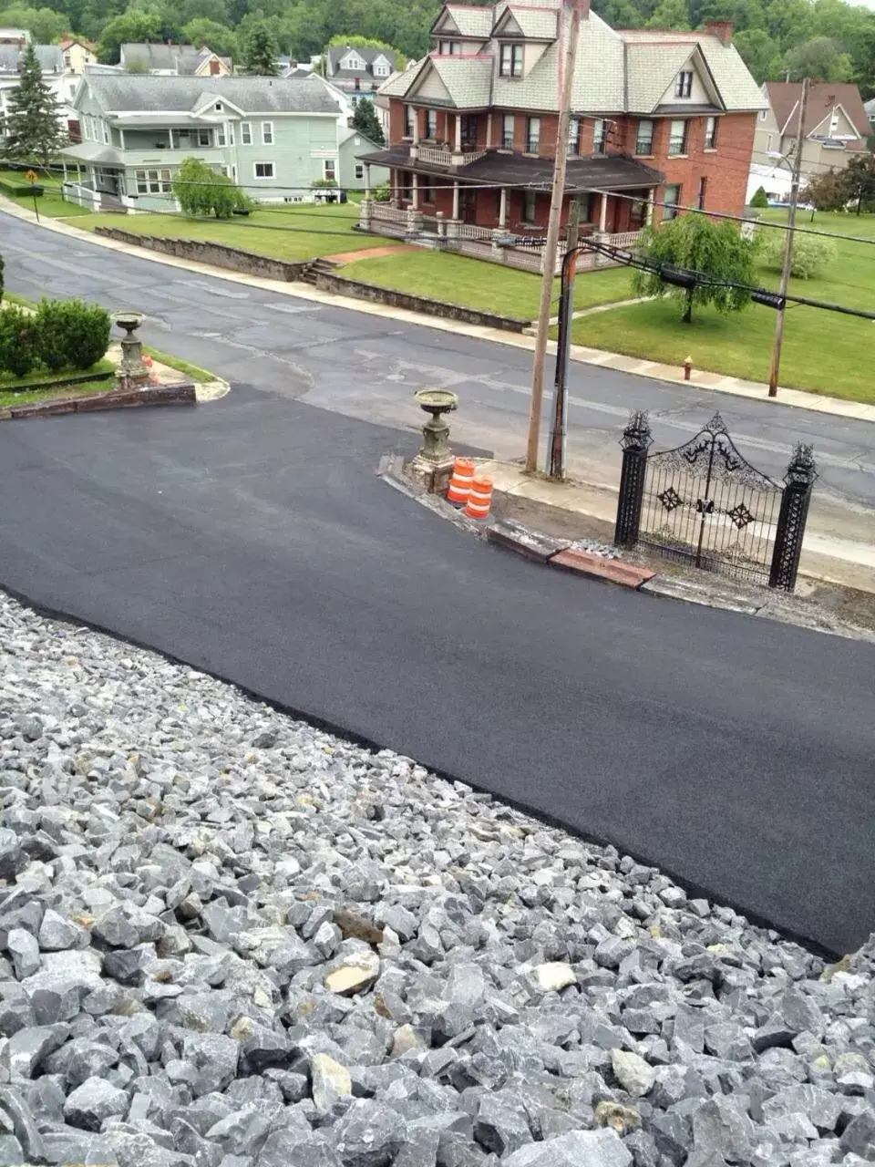 Street view in Amsterdam Castle NY Street view in Amsterdam Castle NY