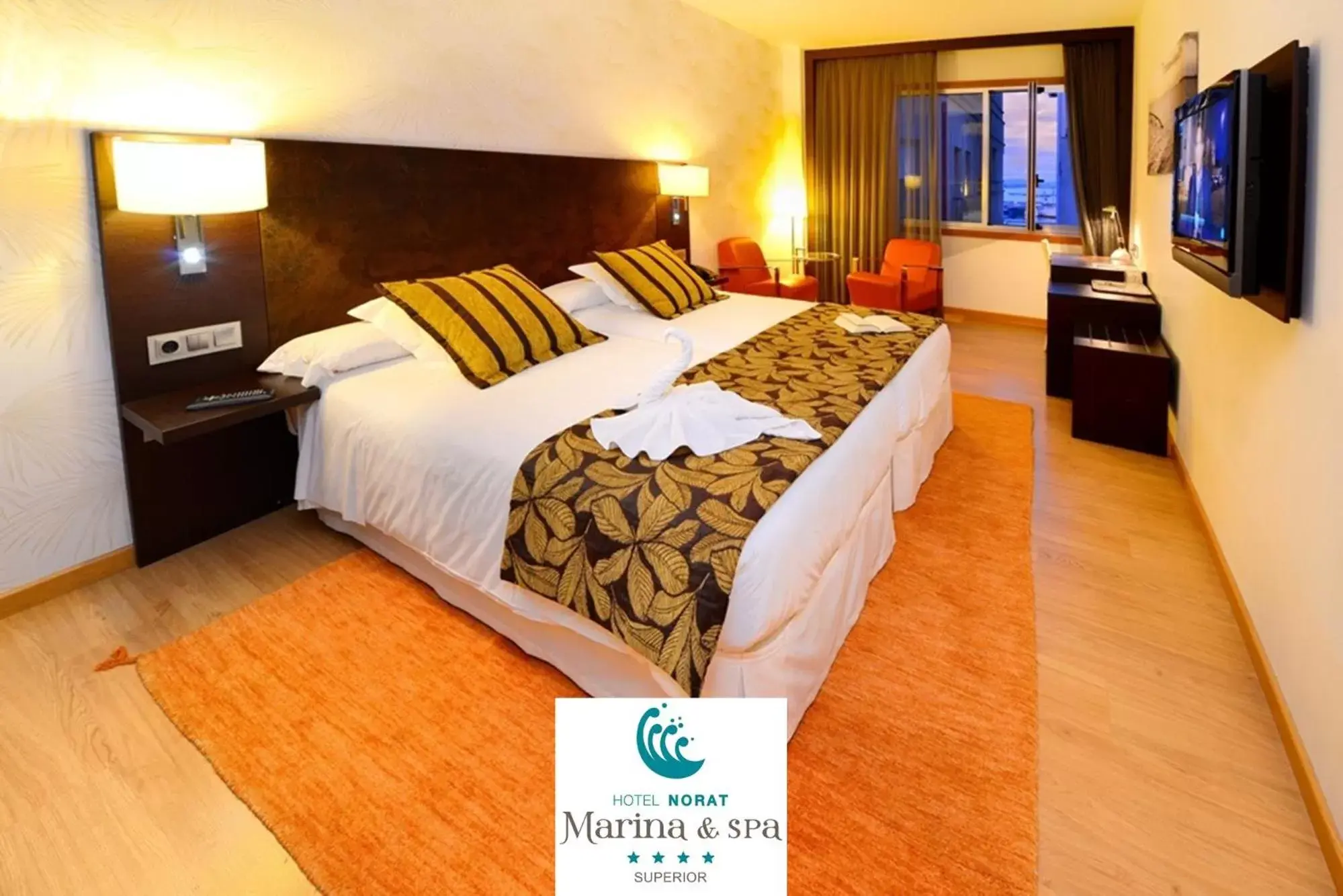 Photo of the whole room, Bed in Hotel Norat Marina & Spa 4* Superior