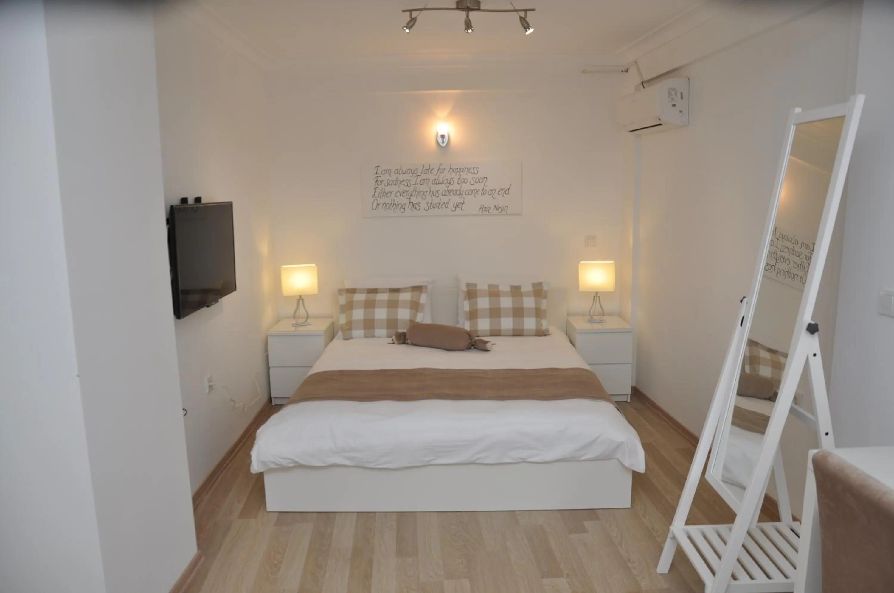 Bed in The Print House Hotel