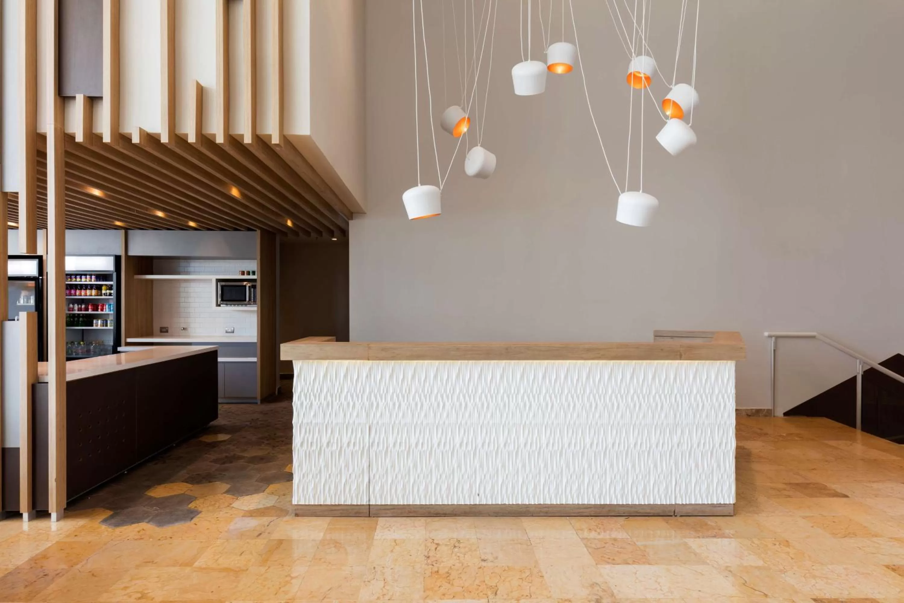 Lobby or reception in Hilton Garden Inn Mexico City Santa Fe