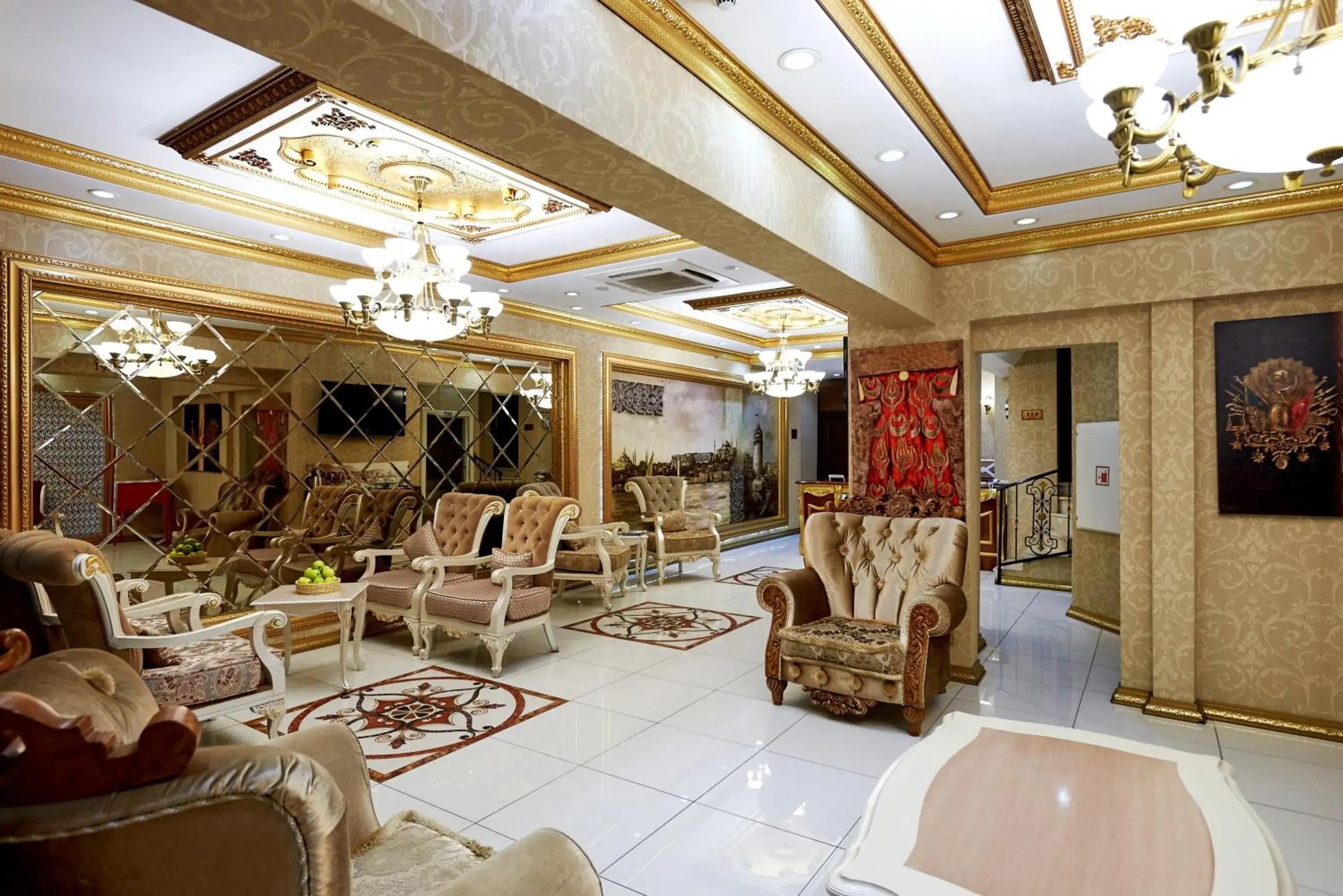 Lobby or reception, Seating Area in Marmara Deluxe Hotel