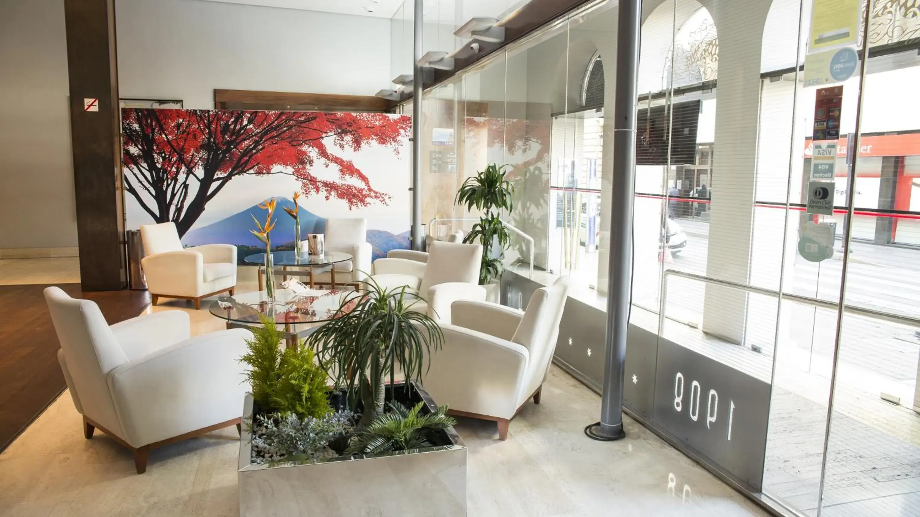 Lobby or reception in Gran Hotel Albacete