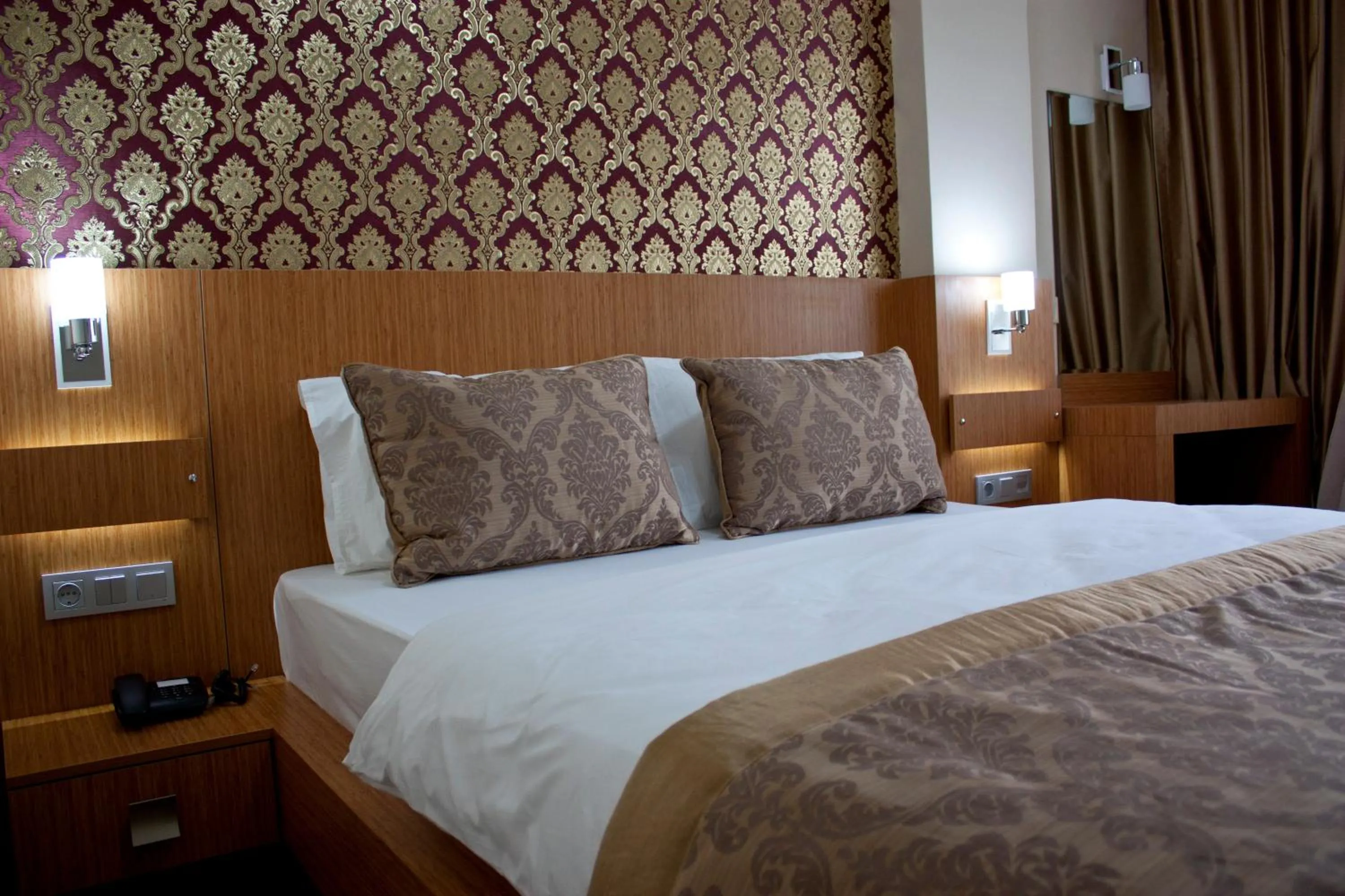 Bed in Istanbul Central Hotel