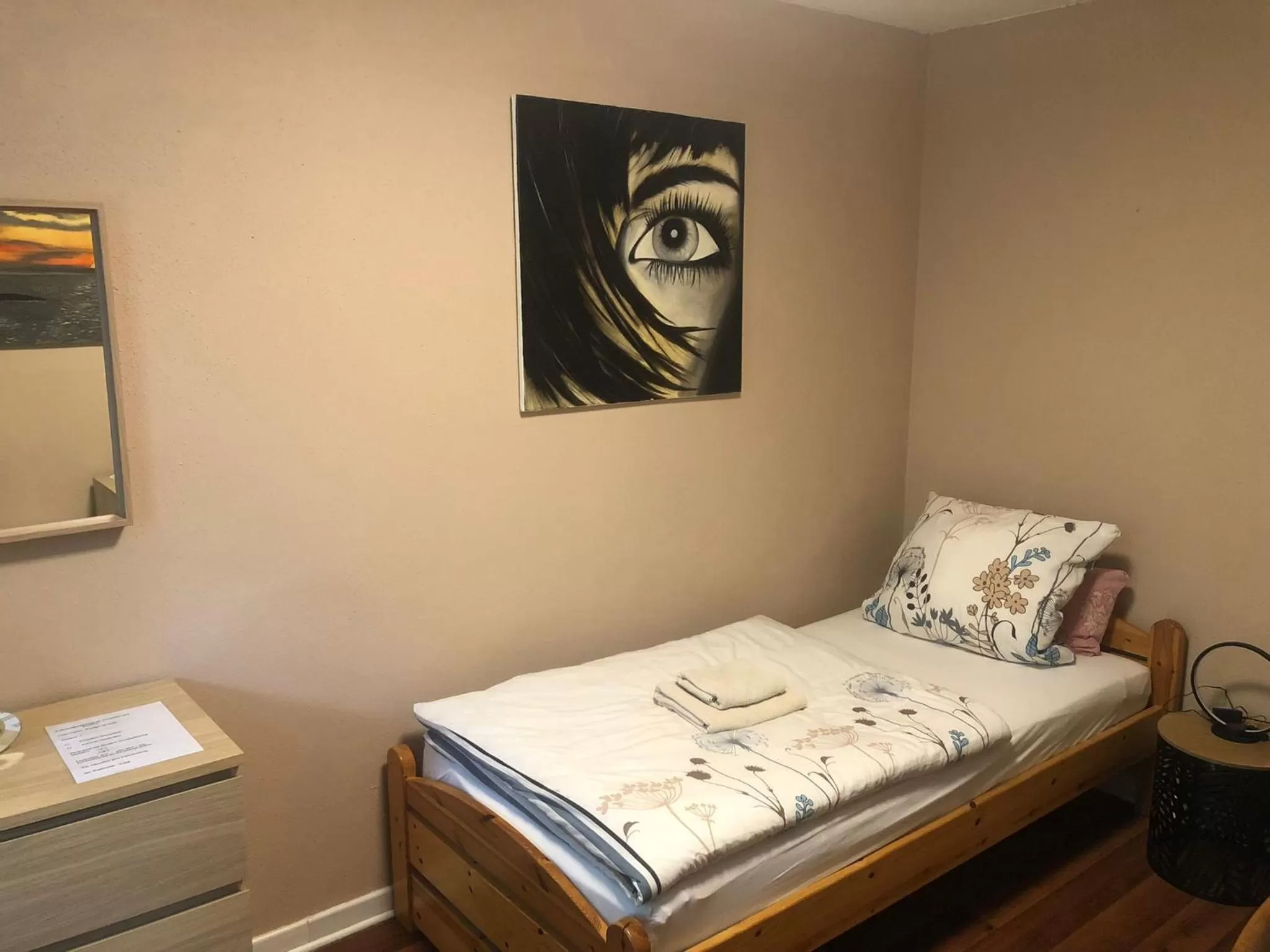 Photo of the whole room, Bed in Restaurant Yamas im Haus Waldesruh
