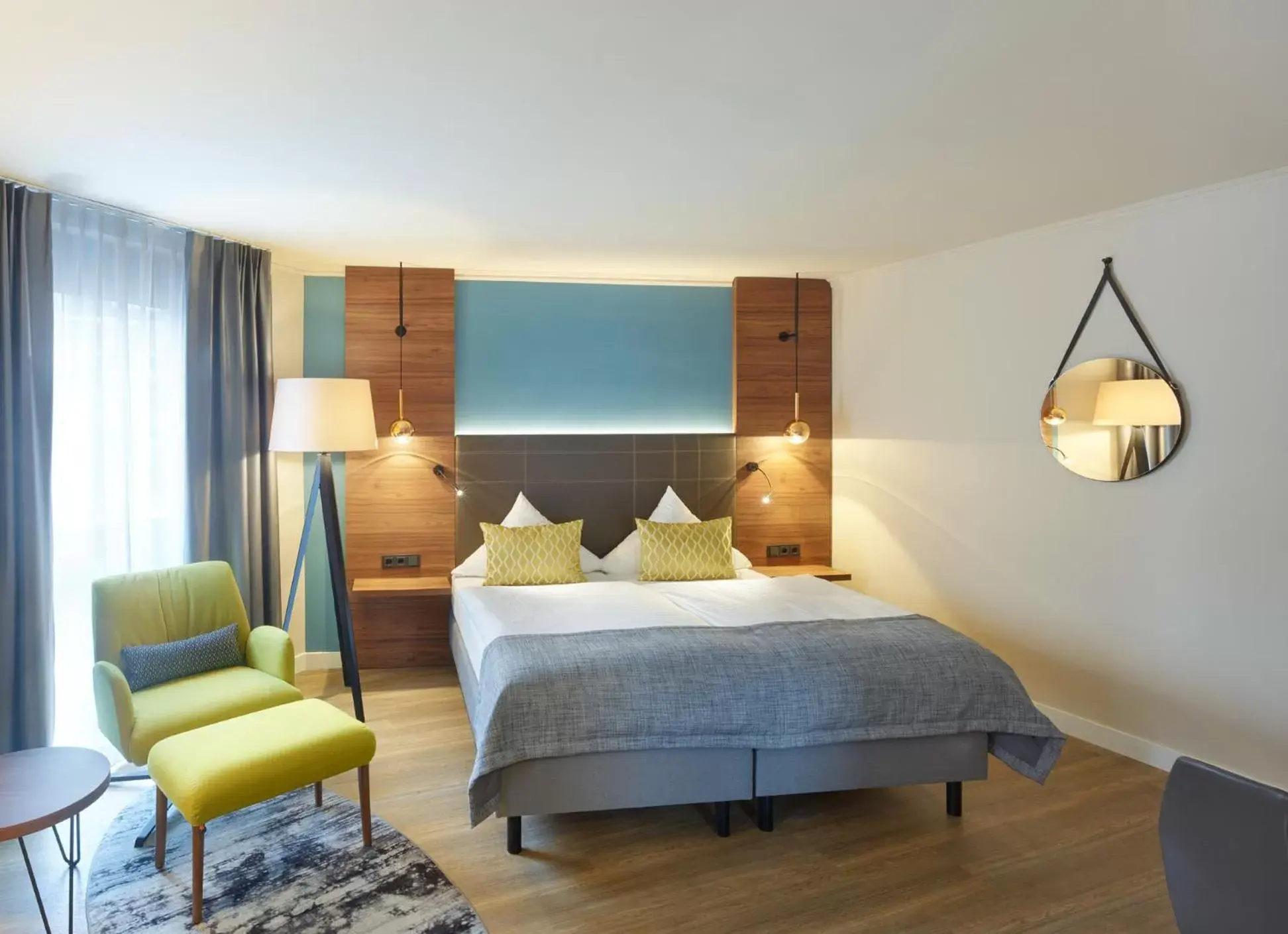 Bed in Aquis Grana City Hotel