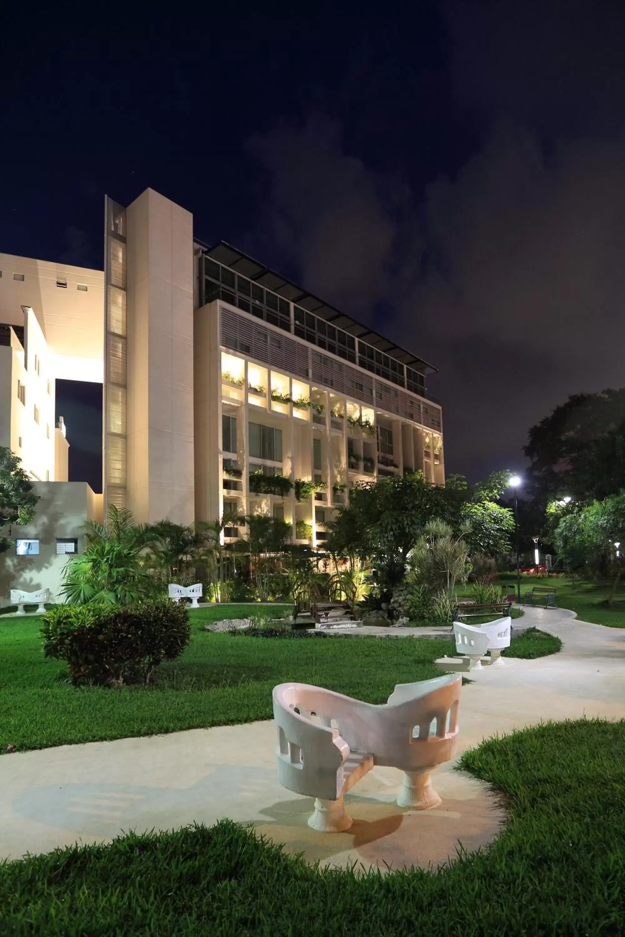 Night, Property Building in Mesón de la Luna Hotel & Spa