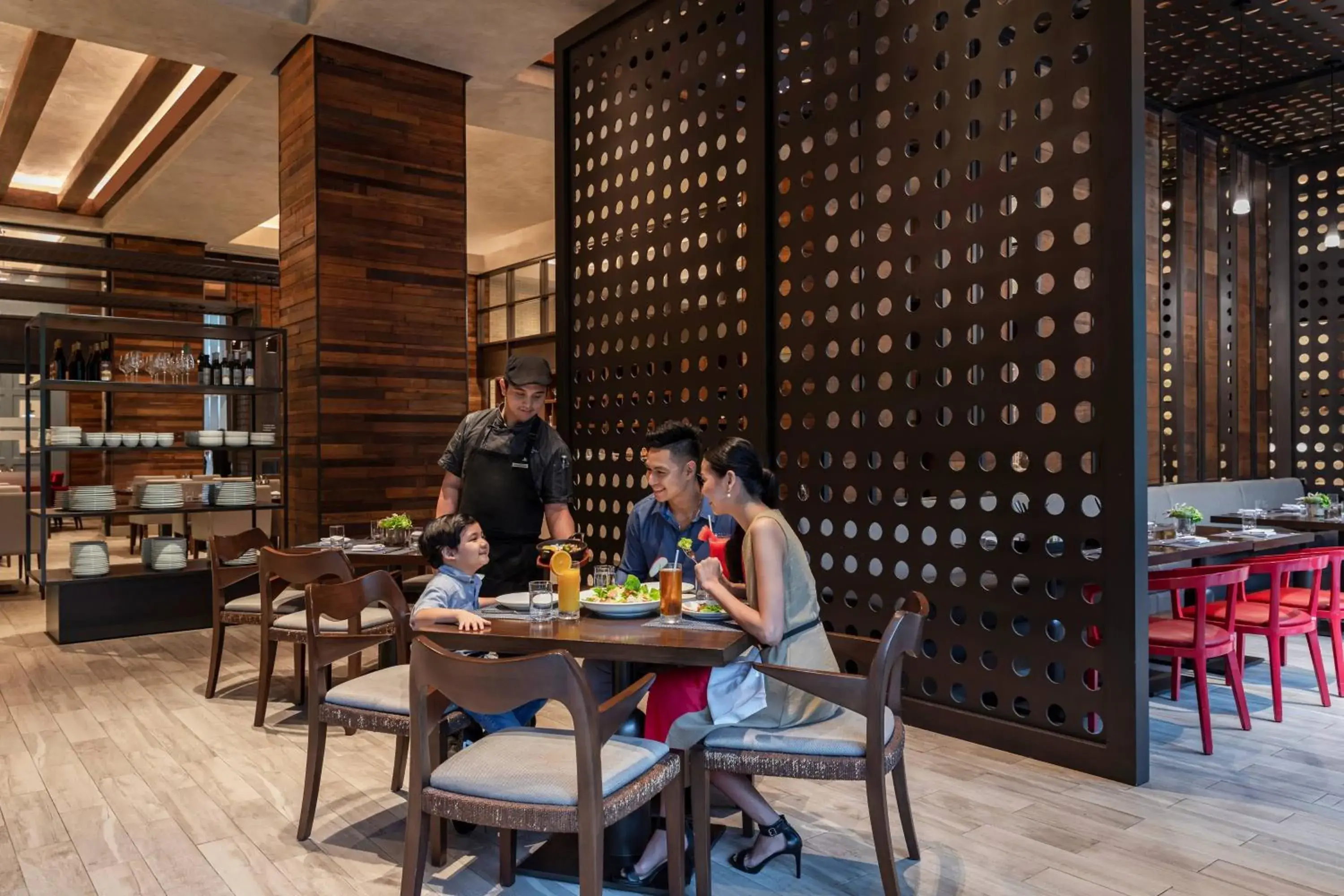 Kitchen or kitchenette in Clark Marriott Hotel