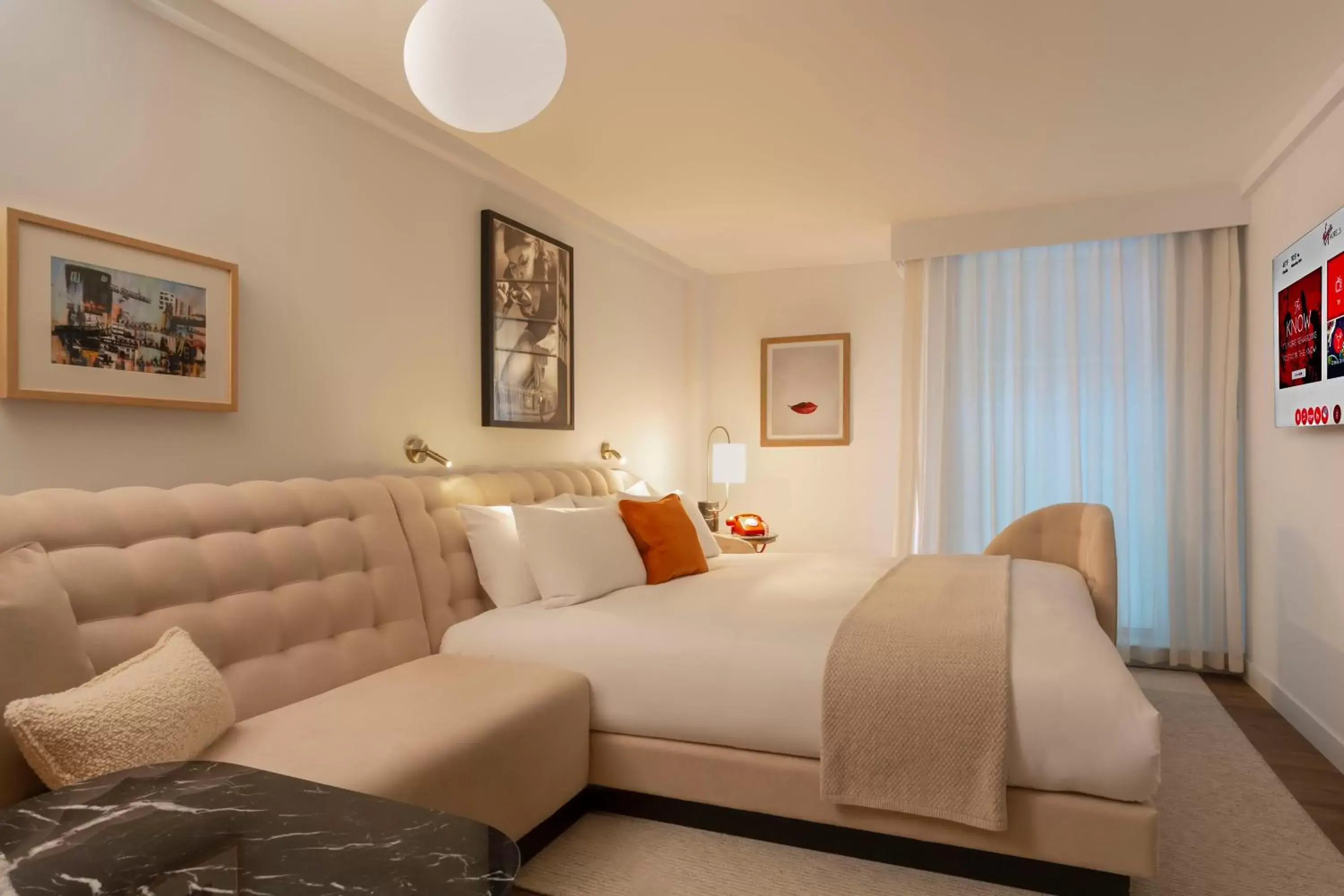 Grand Chamber King Suite in Virgin Hotels Glasgow Grand Chamber King Suite in Virgin Hotels Glasgow