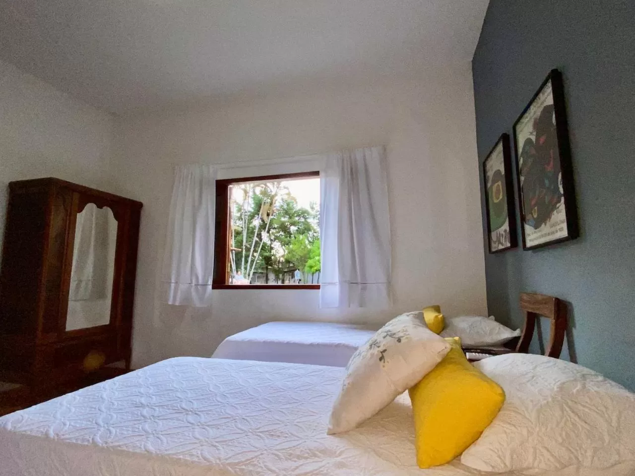 Bed in Pousada Nossa Terra