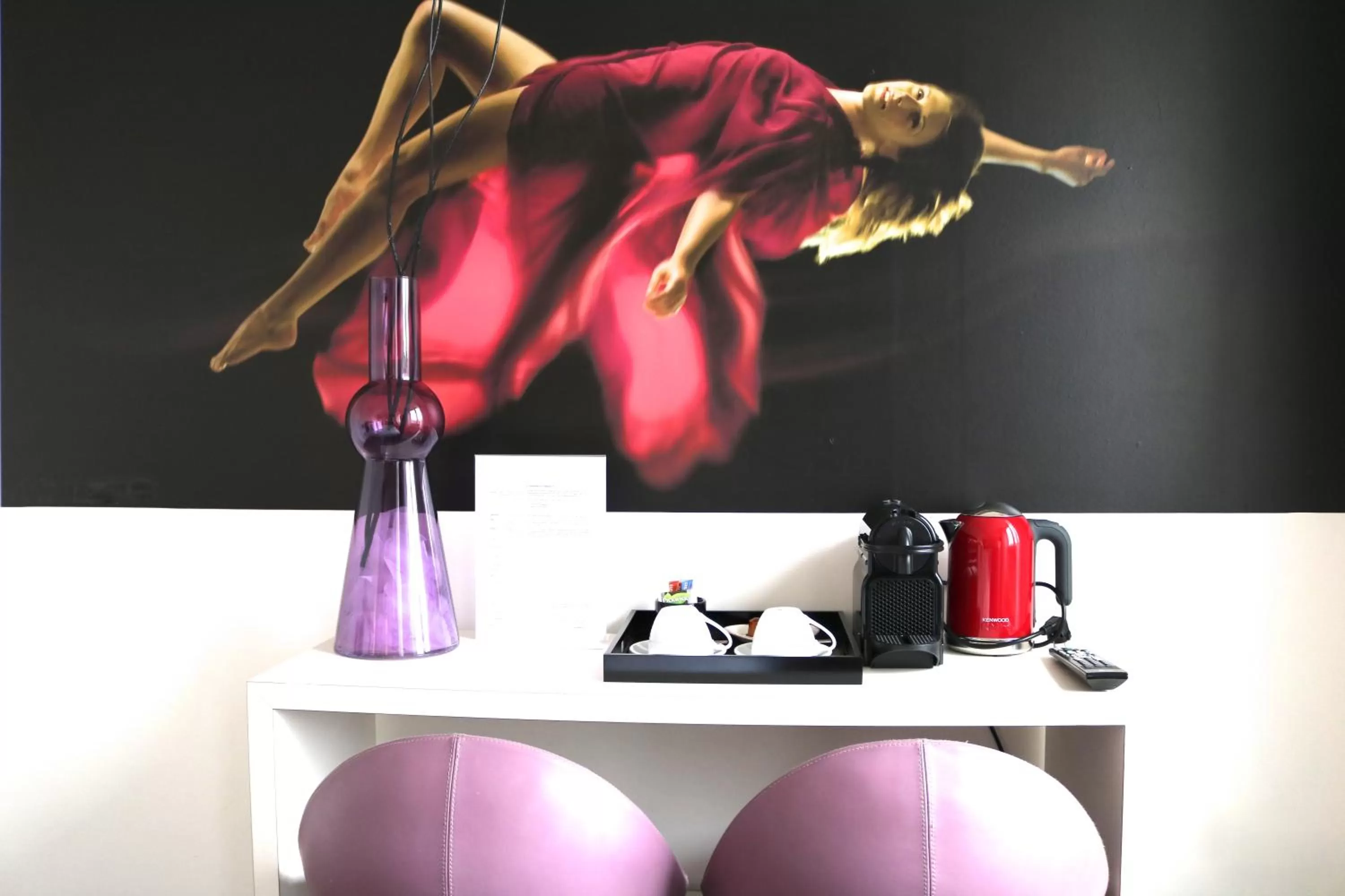 Coffee/tea facilities in Saillant Hotel Maastricht City Centre - Auping Hotel Partner