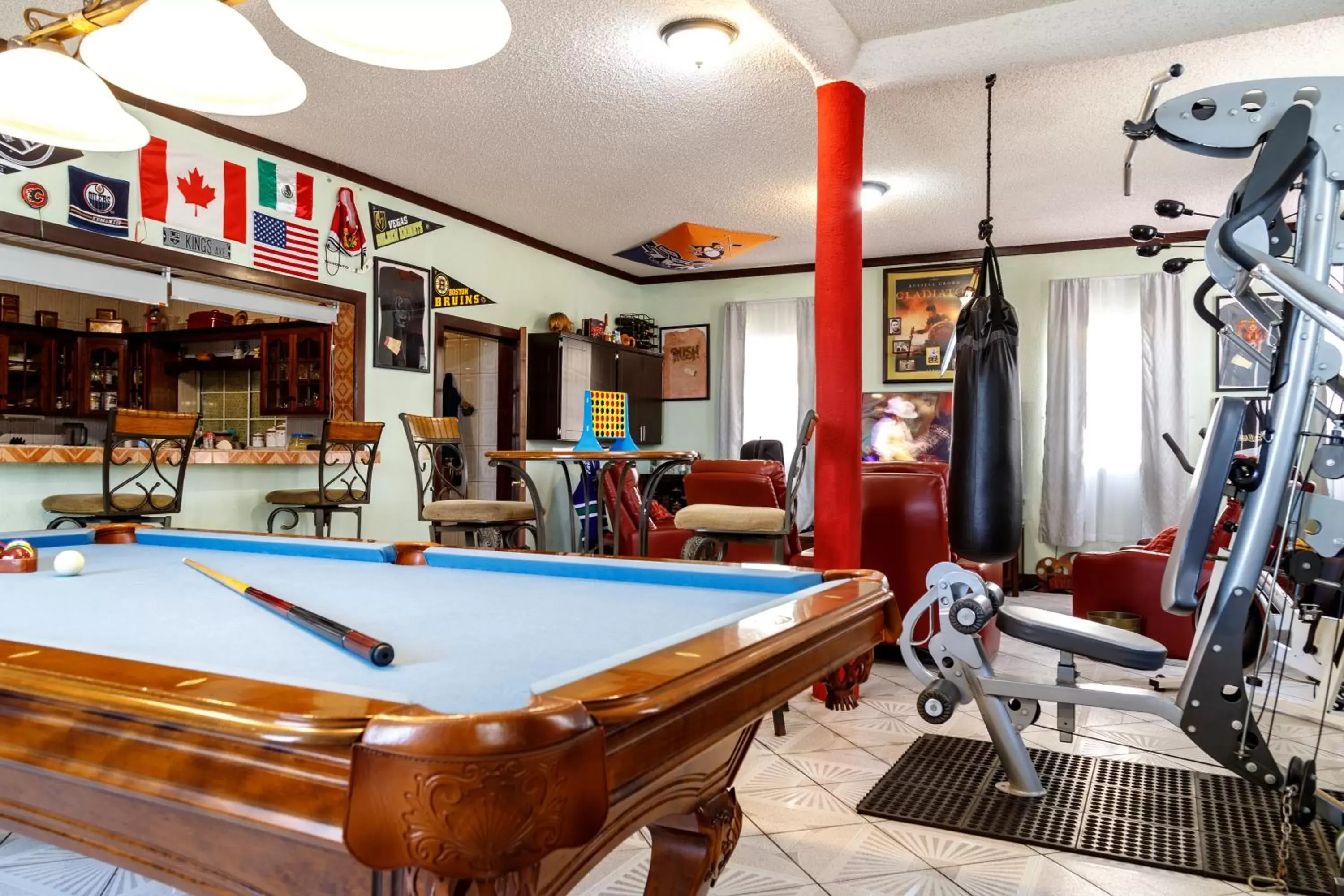 Billiards in Playa Hermosa Inn at the beach