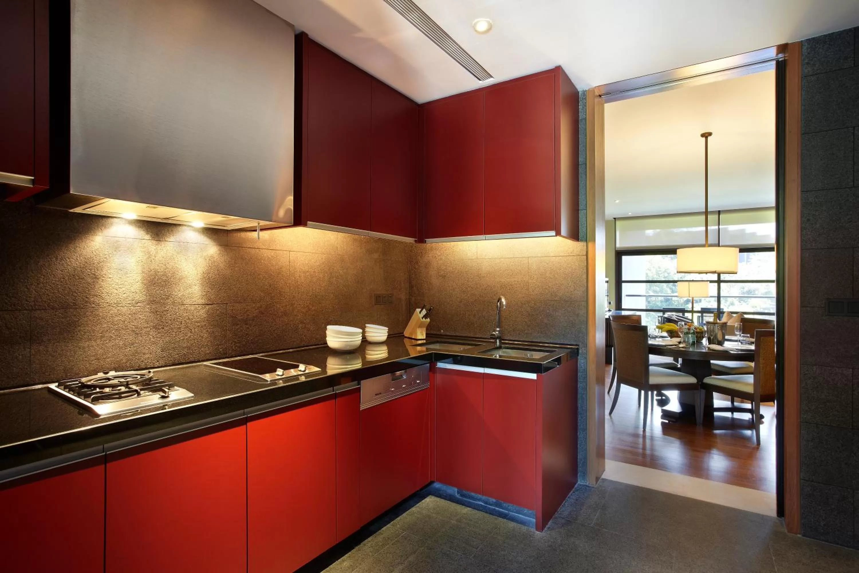 Kitchen or kitchenette in Capella Singapore