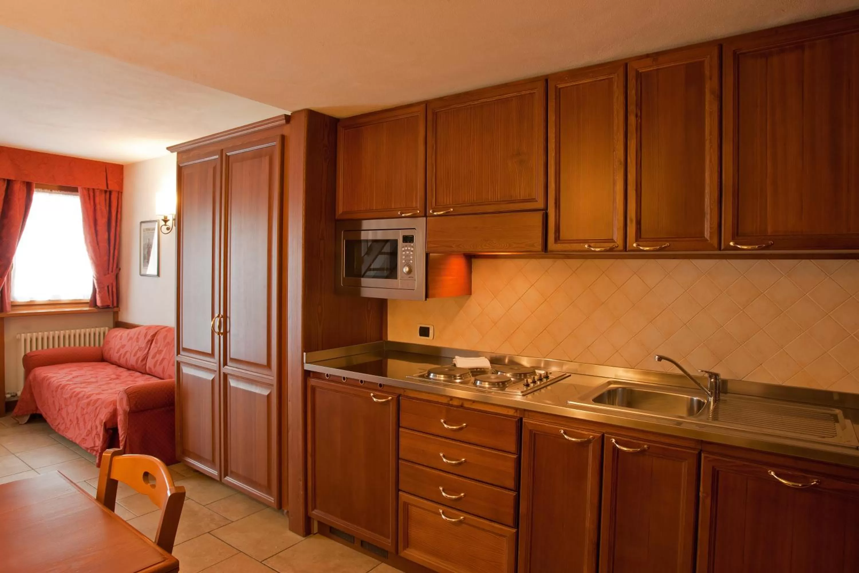 Kitchen or kitchenette in Residence Le Grand Chalet