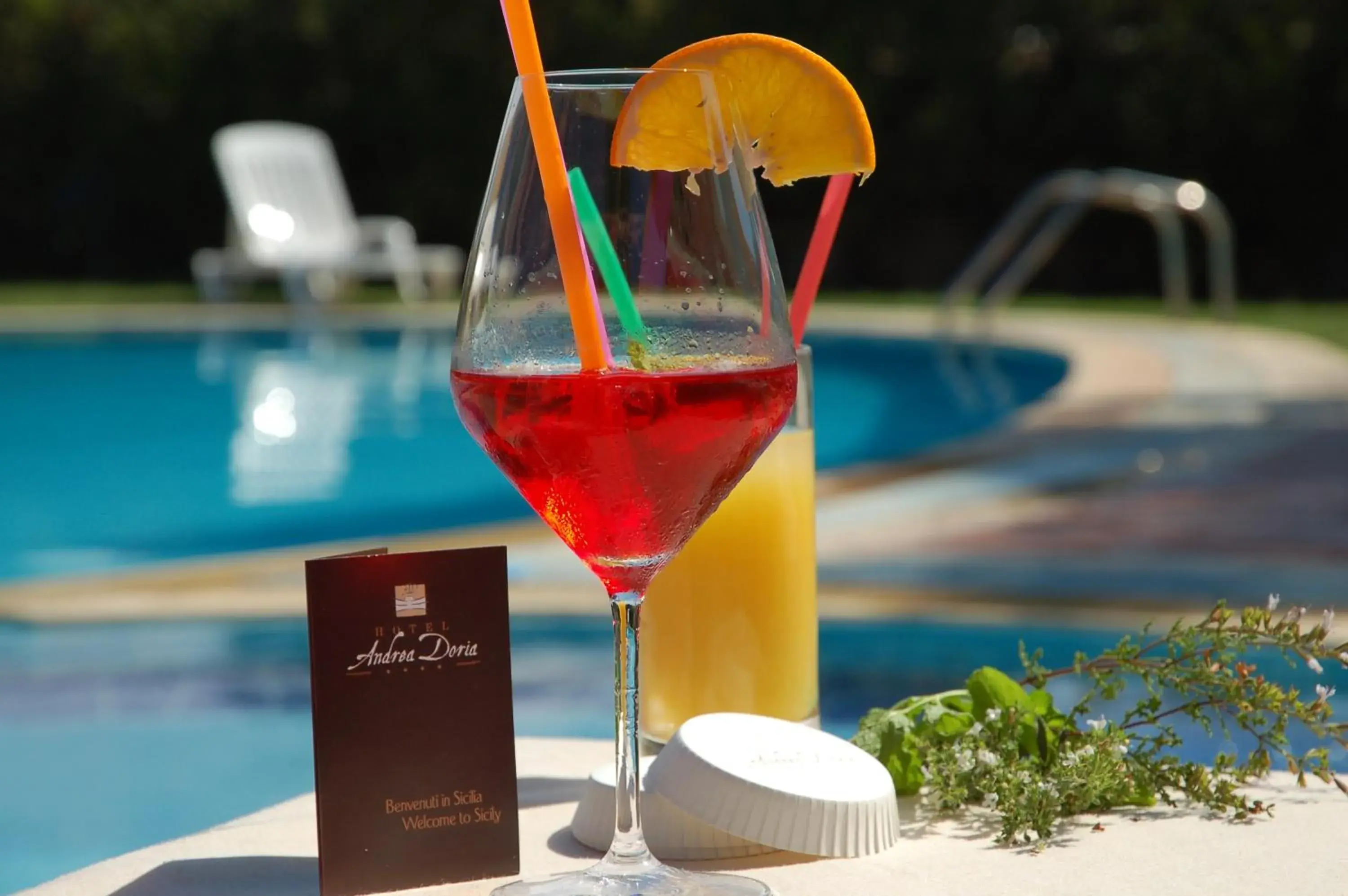 Drinks, Swimming Pool in Andrea Doria Hotel