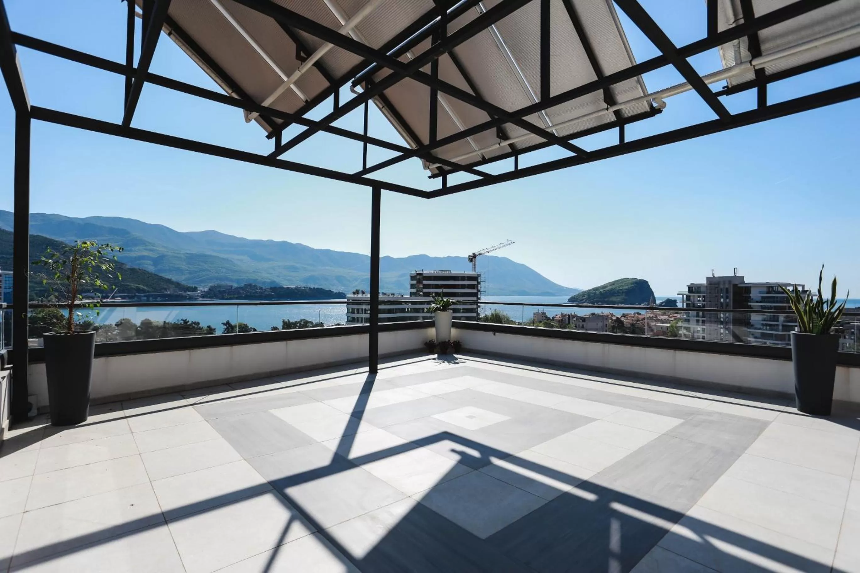 Balcony/Terrace in Garni Hotel Arka