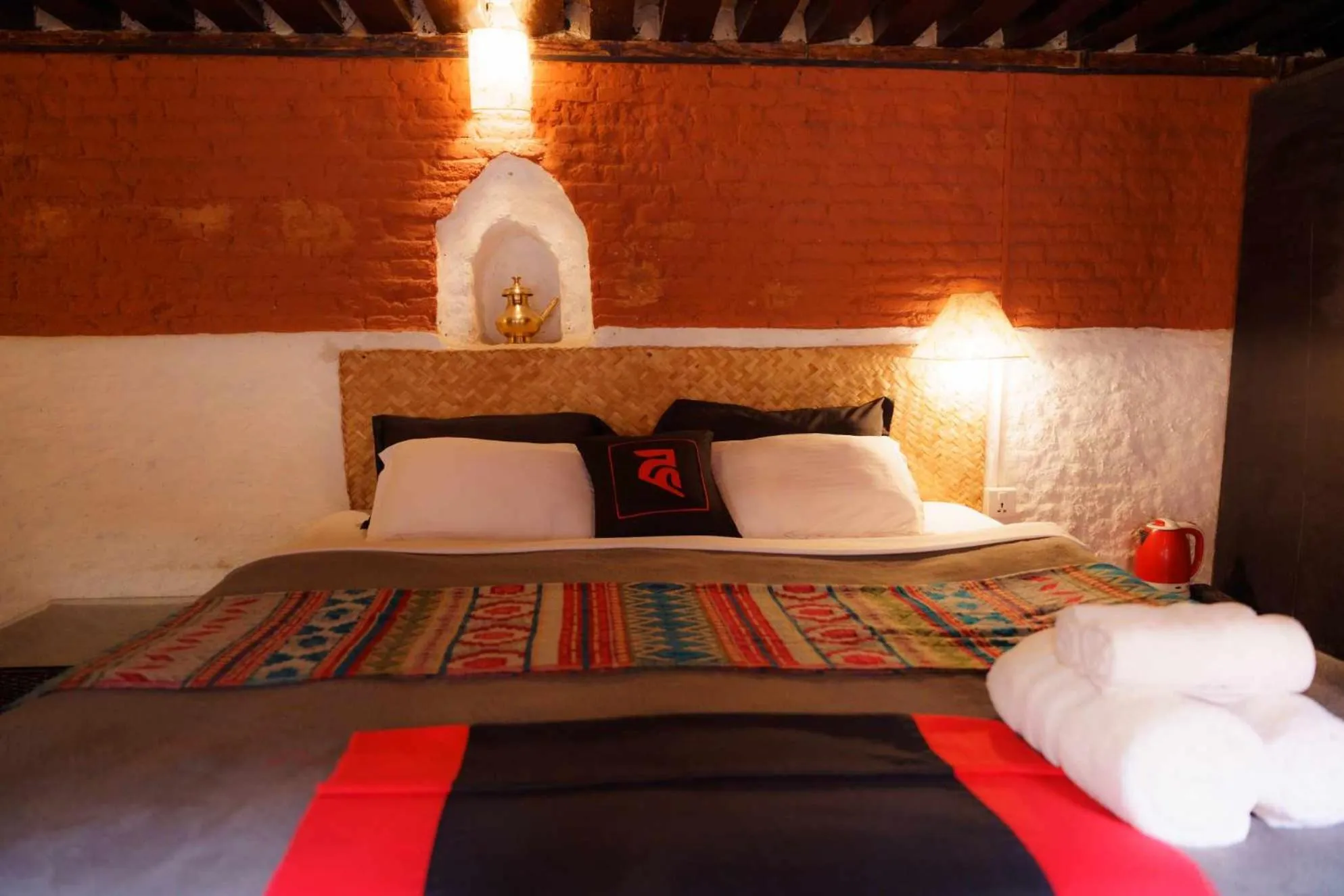 Bed in Hira Guest House